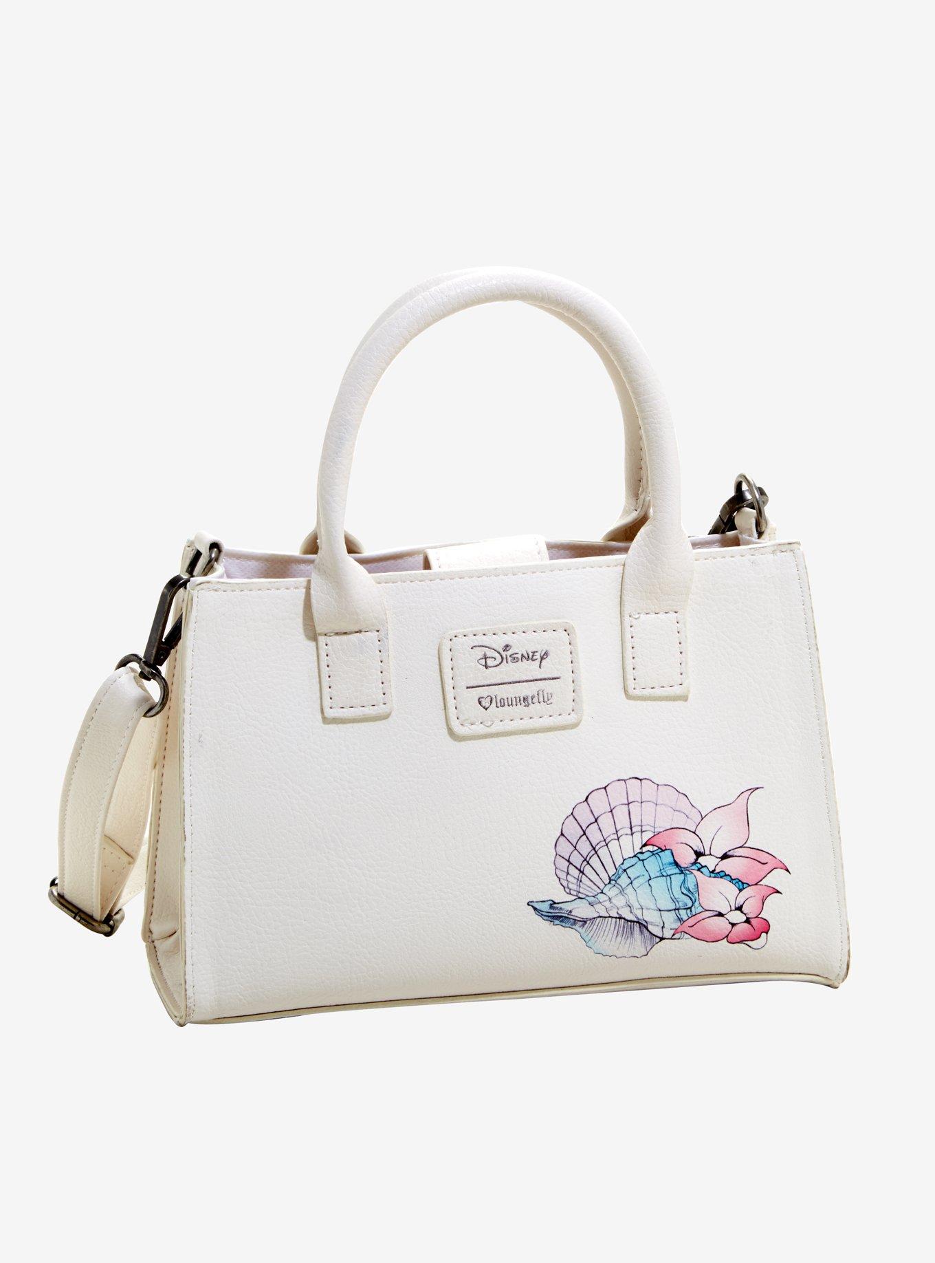 Loungefly Disney The Little Mermaid Ariel Pastel Bow Handbag, , alternate