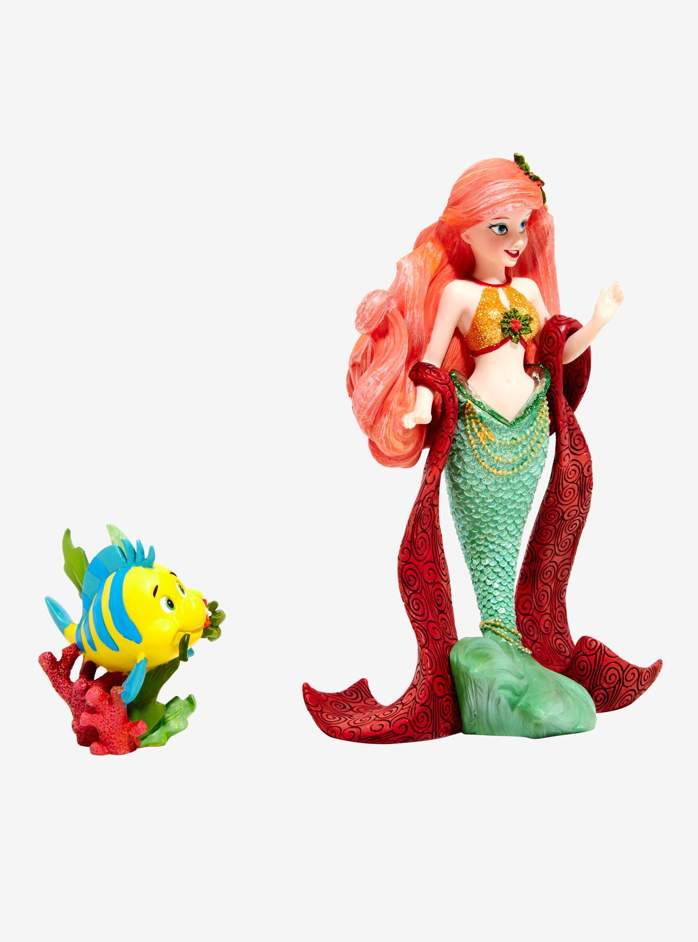 Disney The Little Mermaid Ariel With Flounder Couture De Force Figure, , alternate