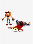 Crash Bandicoot With Jet Board Deluxe Action Figure, , alternate