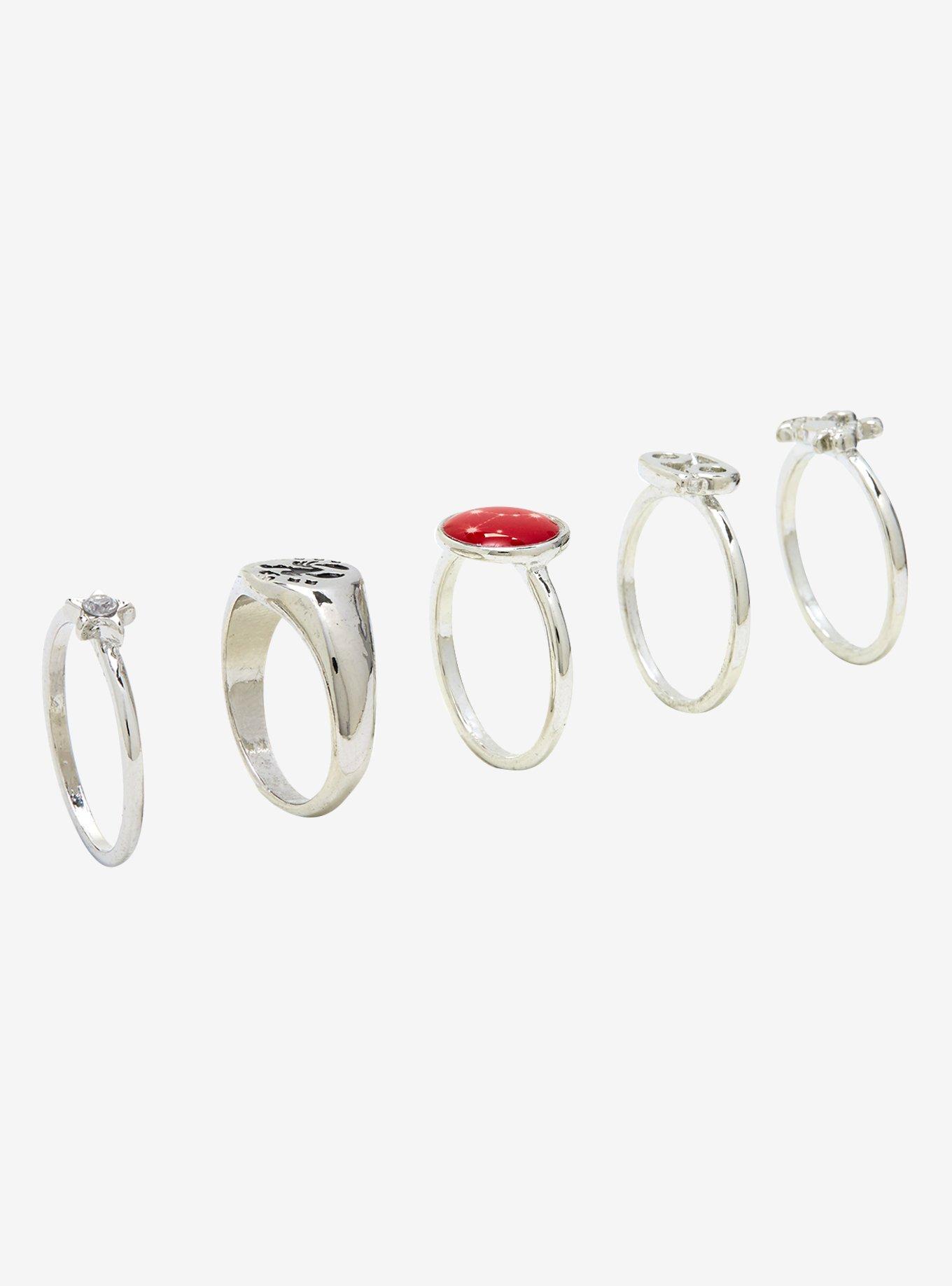 Zodiac Cancer Ring Set, , alternate