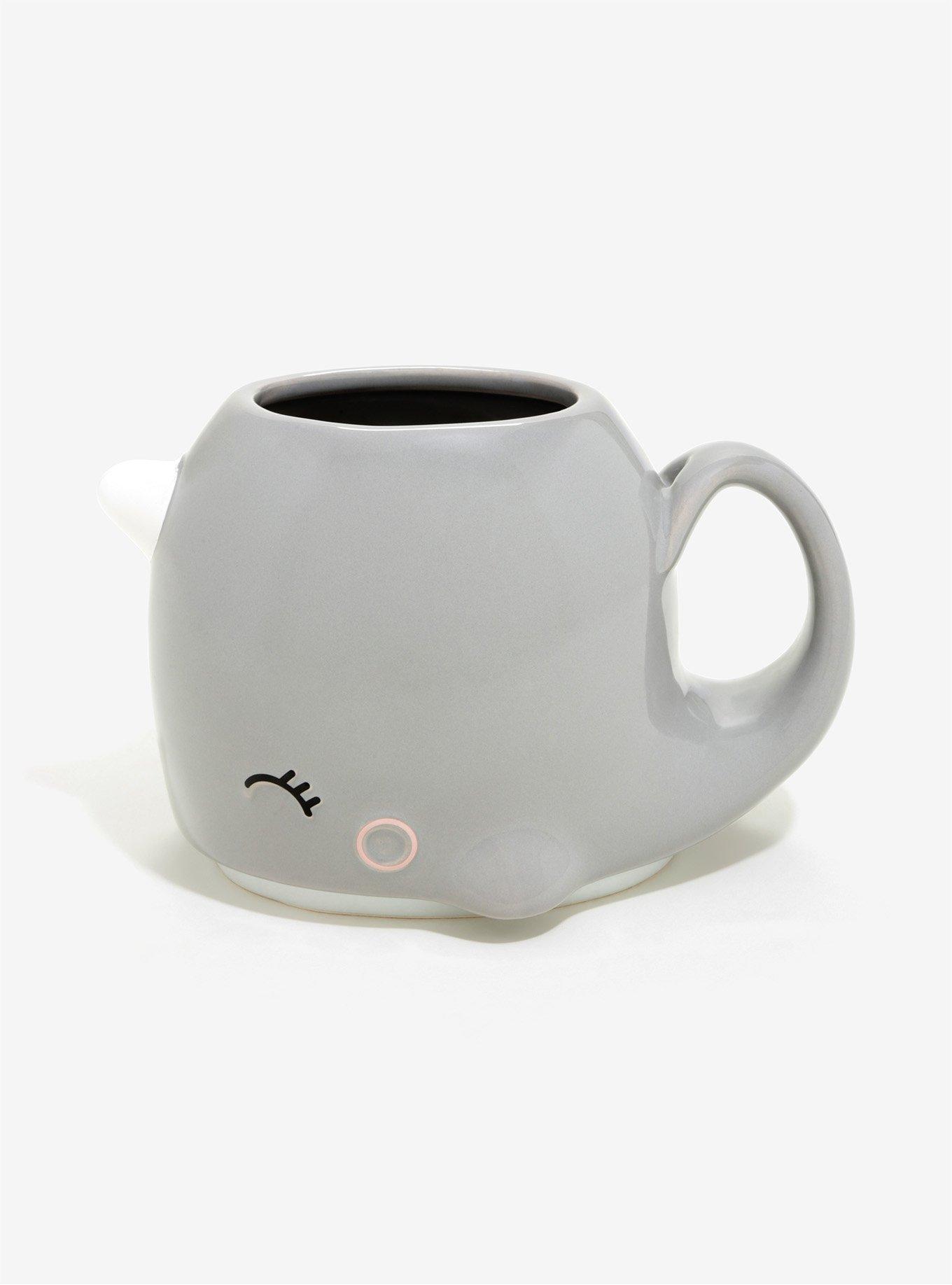 Narwhal Sculpted Mug, , alternate