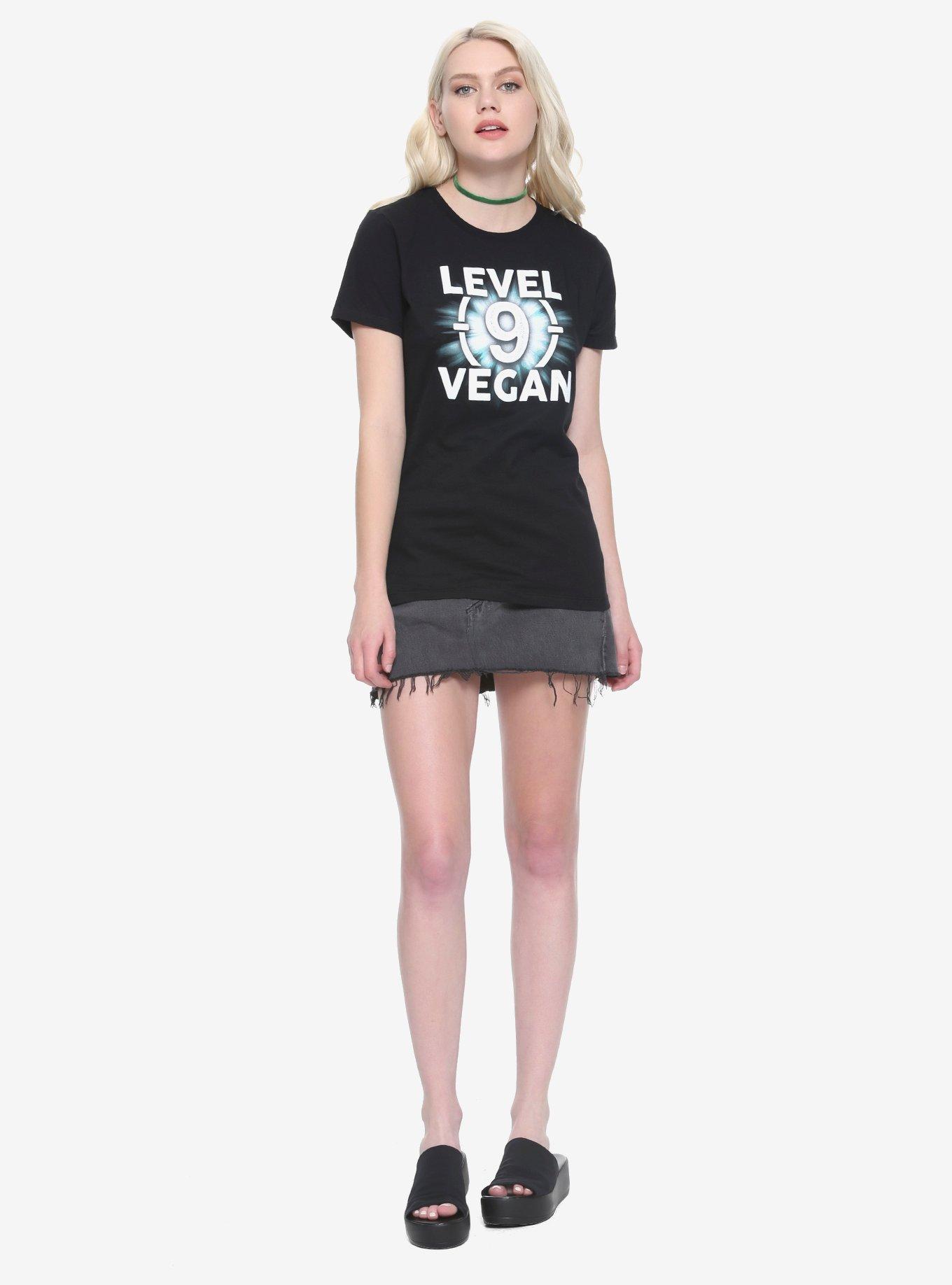 Level 9 Vegan Girls T-Shirt, , alternate
