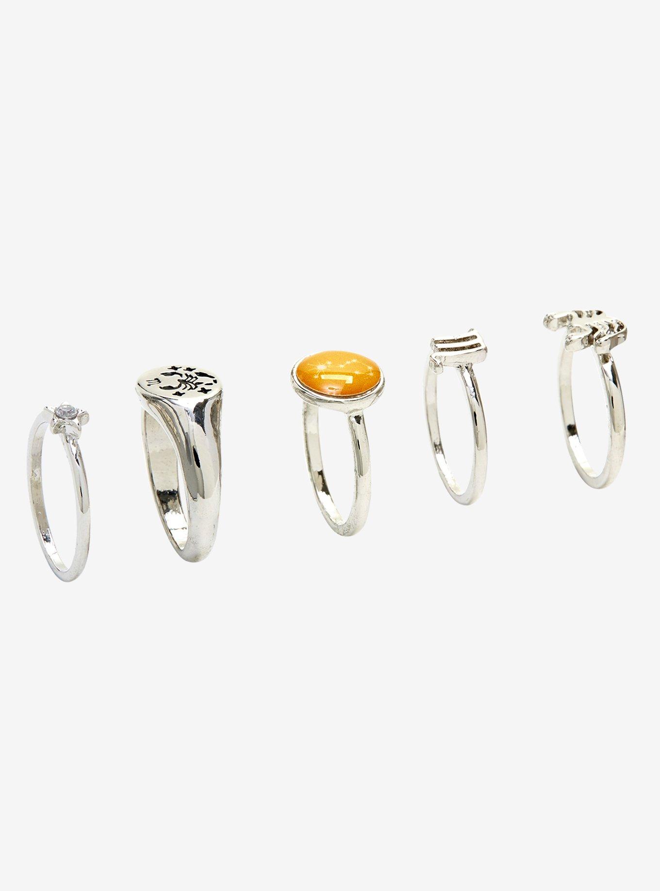 Zodiac Scorpio Ring Set, , alternate