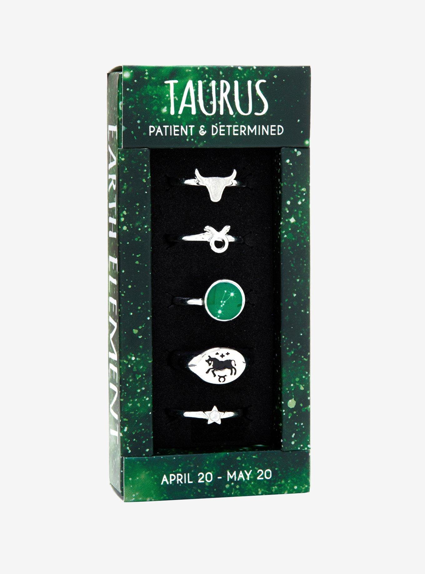 Zodiac Taurus Ring Set, , alternate