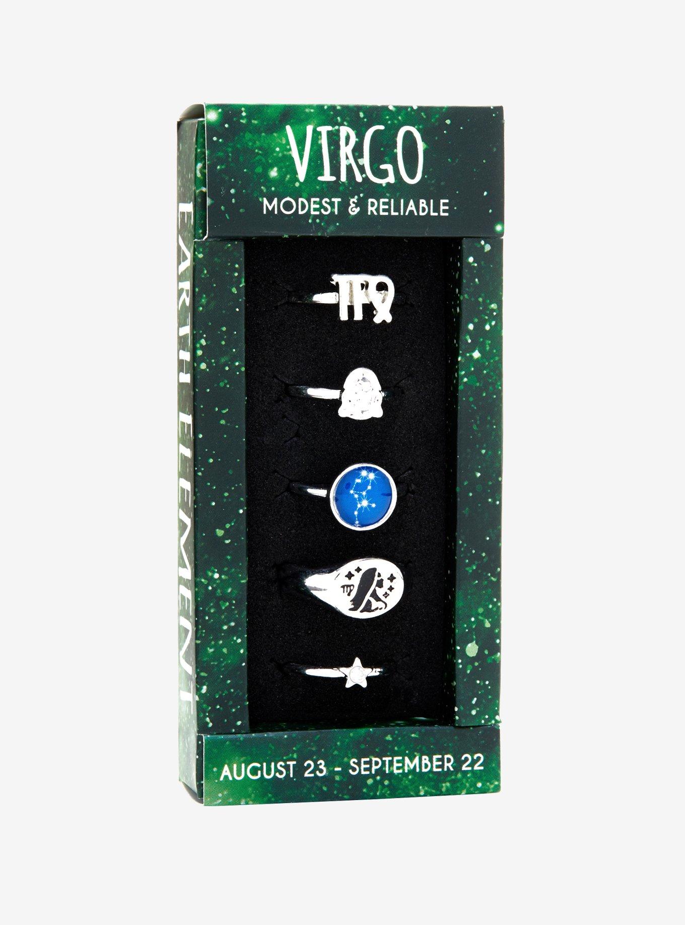 Zodiac Virgo Ring Set, , alternate