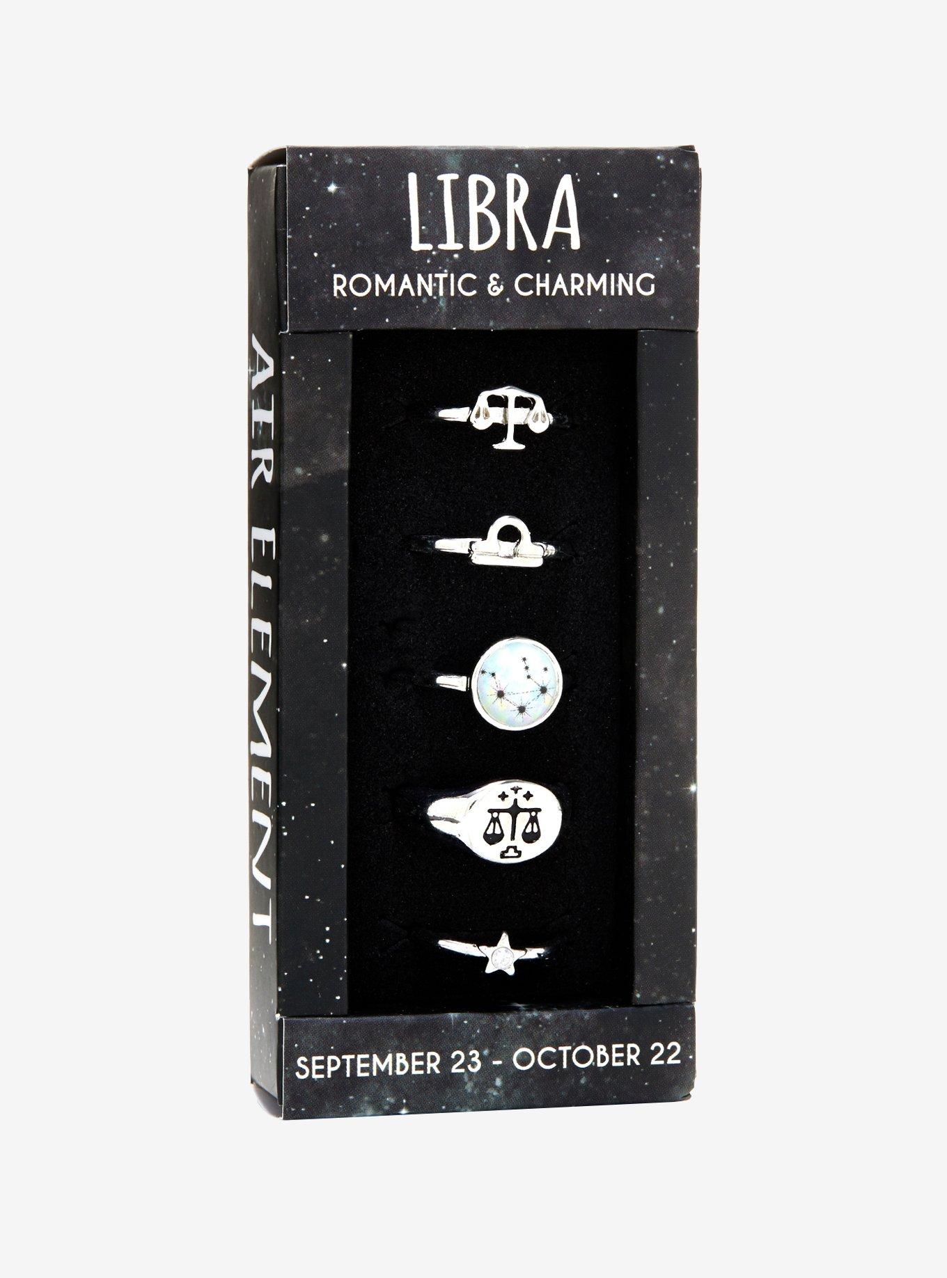 Zodiac Libra Ring Set, , alternate