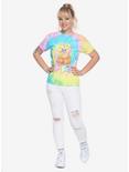 Lisa Frank X SpongeBob SquarePants Krabby Patty Tie-Dye Girls T-Shirt Hot Topic Exclusive, , alternate