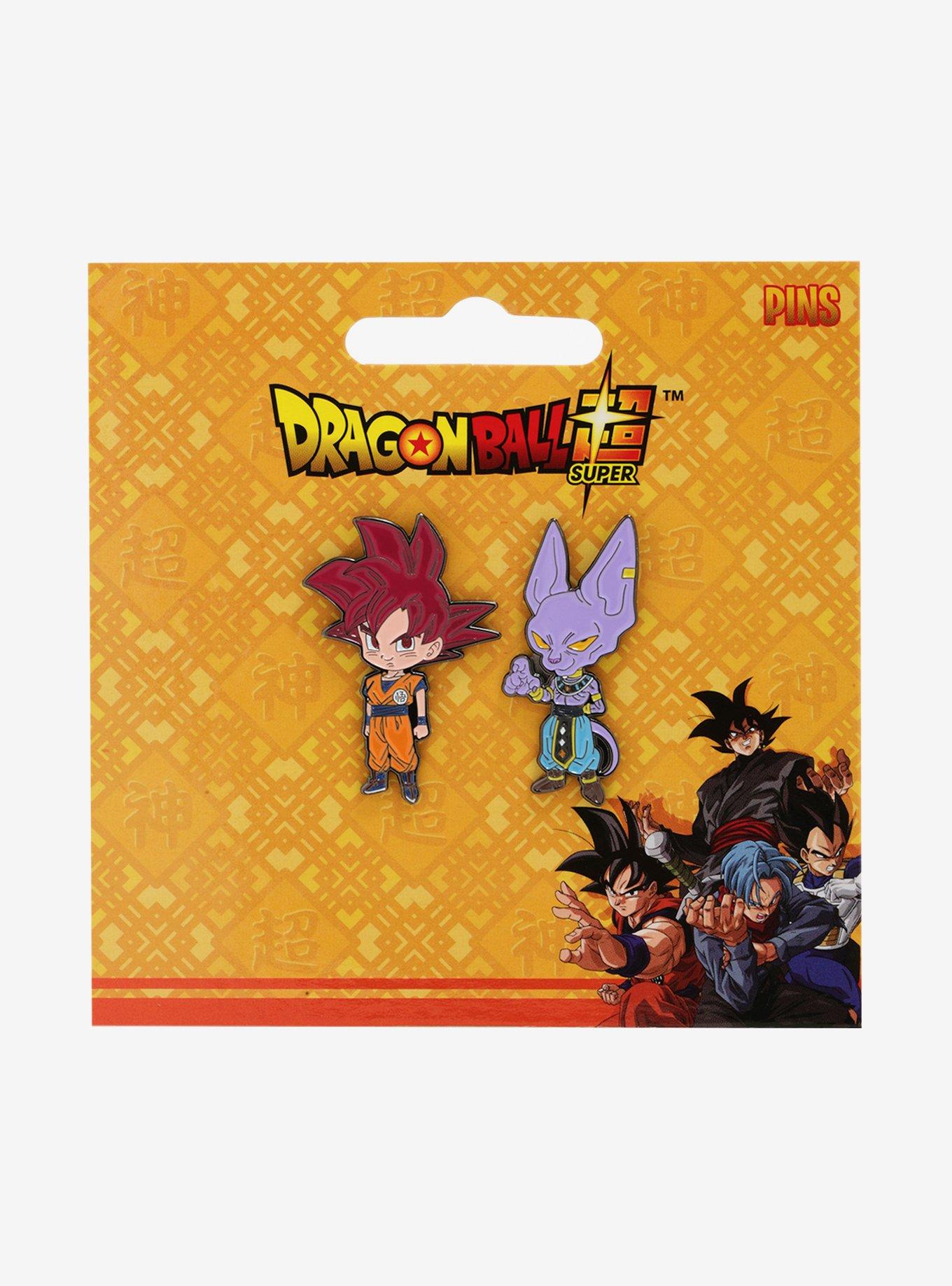 Dragon Ball Super Goku & Beerus Enamel Pin Set, , alternate