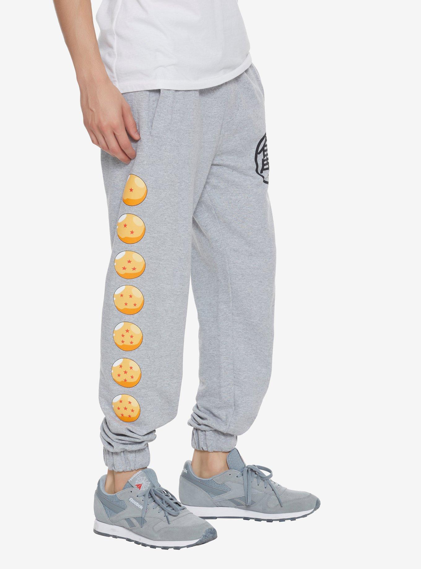 Dragon Ball Z Goku Kanji Guys Joggers Hot Topic Exclusive, , alternate