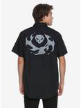 Overwatch Reaper Woven Button-Up Hot Topic Exclusive, BLACK, alternate