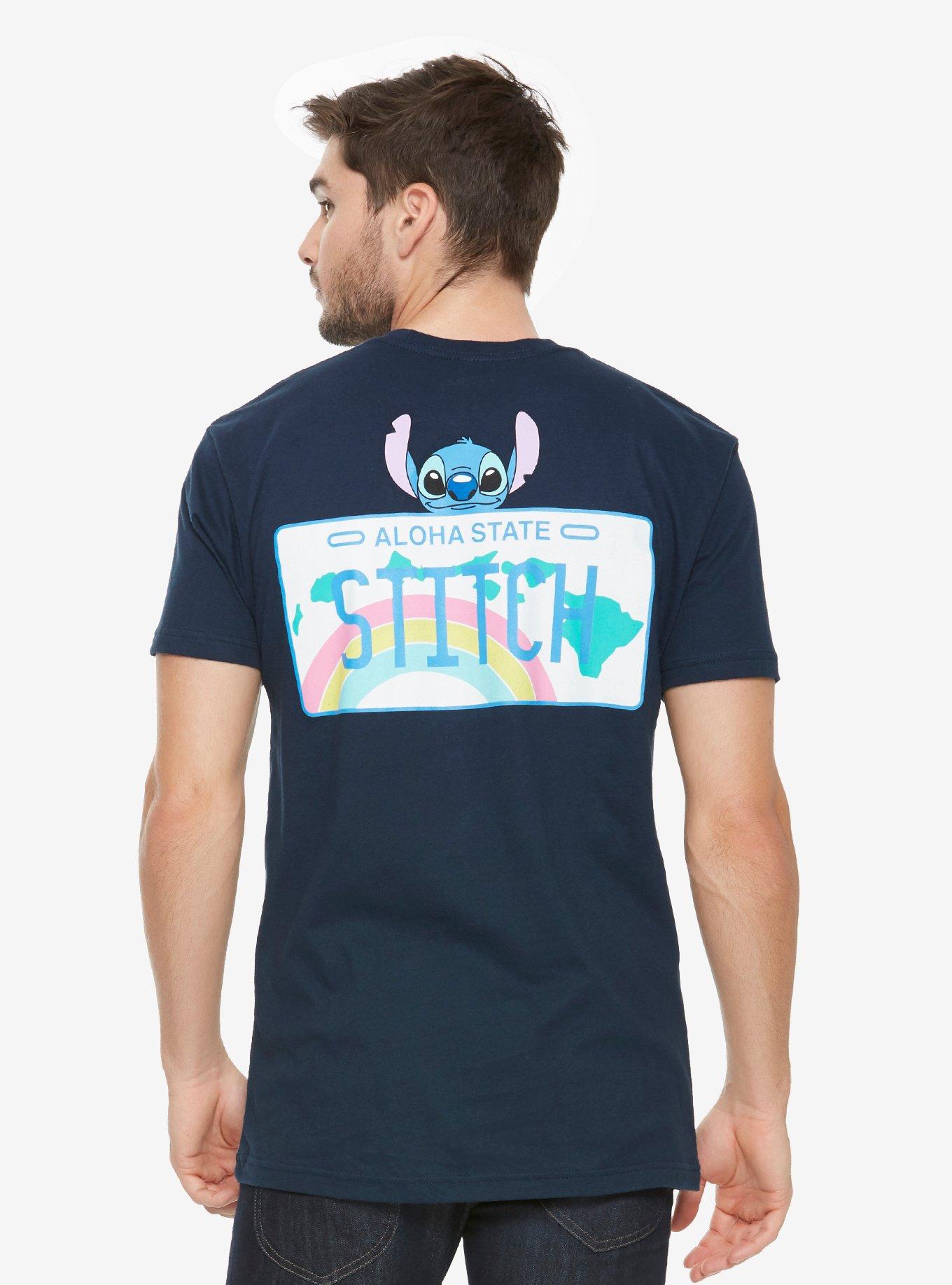 Disney Lilo & Stitch License Plate T-Shirt - BoxLunch Exclusive, , alternate