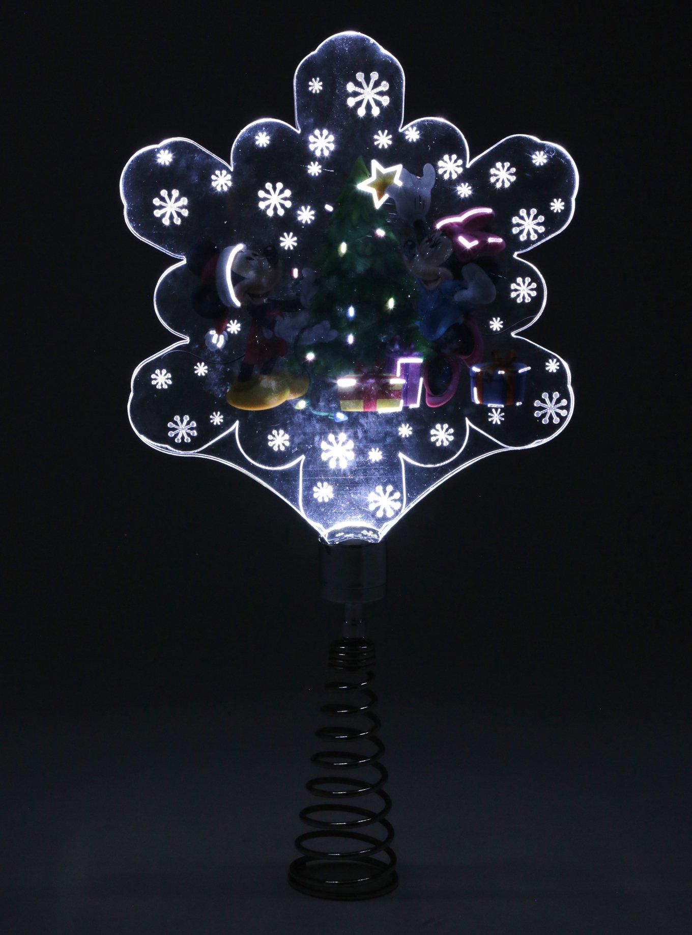 Disney Mickey Mouse And Minnie Mouse Light Up Tree Topper, , alternate