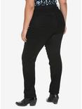Cello Black Sailor High-Waisted Skinny Jeans Plus Size, , alternate
