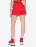 Red Belted Shorts, , alternate