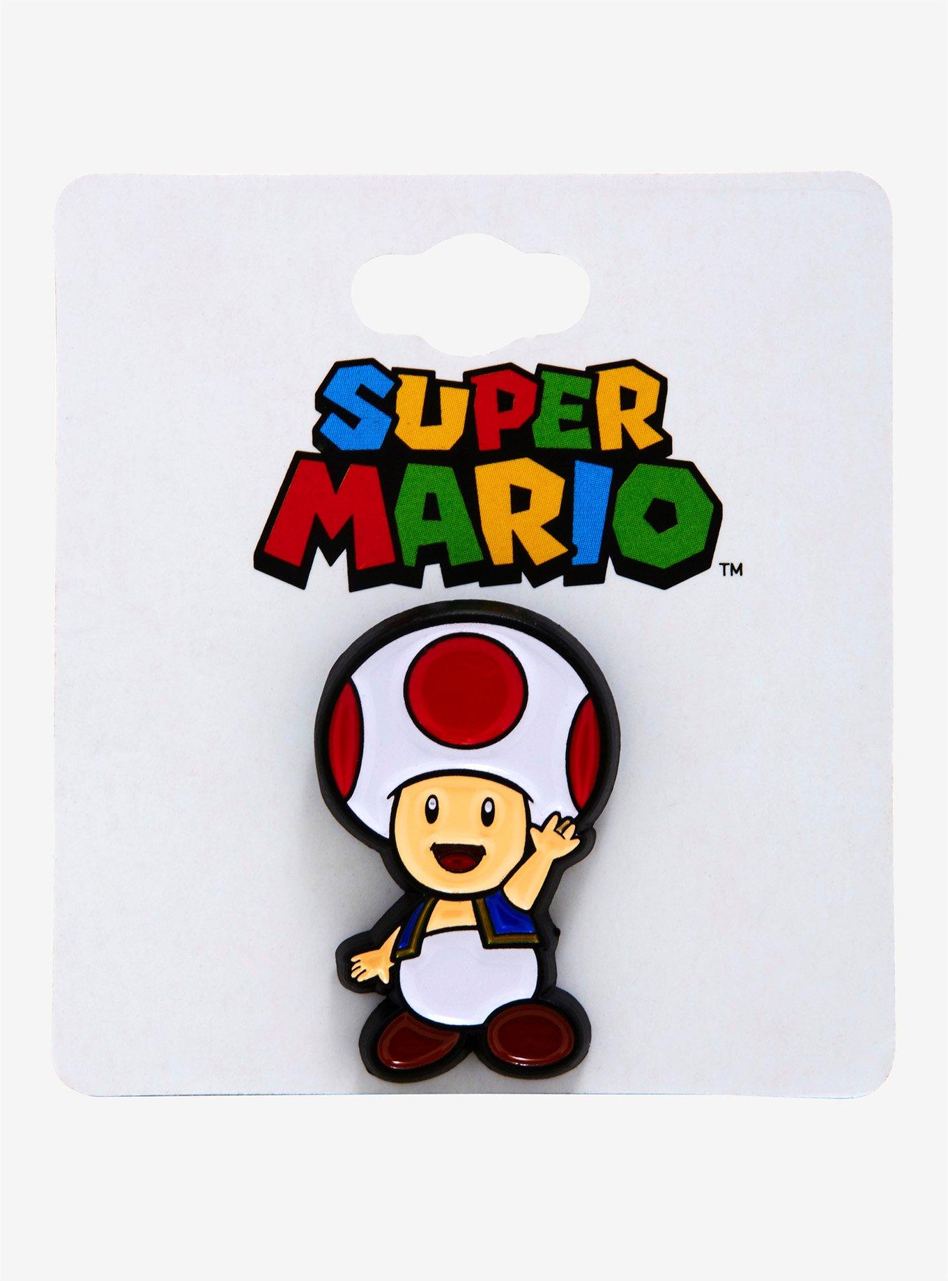 Nintendo Super Mario Bros. Toad Enamel Pin - BoxLunch Exclusive, , alternate