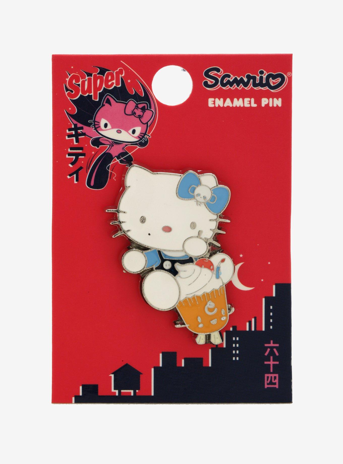 Sanrio x 64 Colors Hello Kitty Cupcake Enamel Pin - BoxLunch Exclusive, , alternate