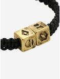Star Wars Solo Dice Black Cord Bracelet - BoxLunch Exclusive, , alternate