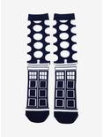 Doctor Who TARDIS Polka Dot Socks, , alternate