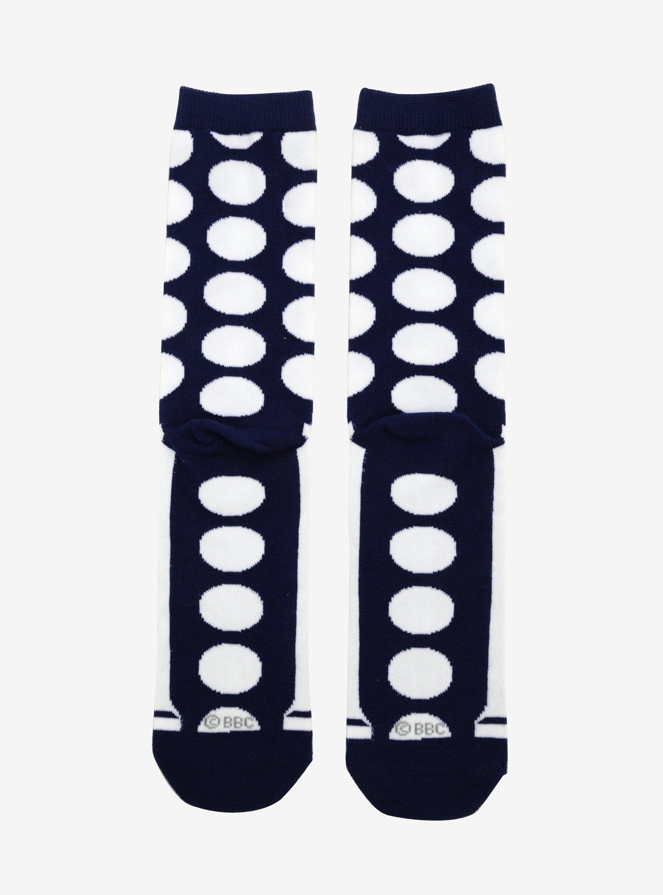Doctor Who TARDIS Polka Dot Socks, , alternate
