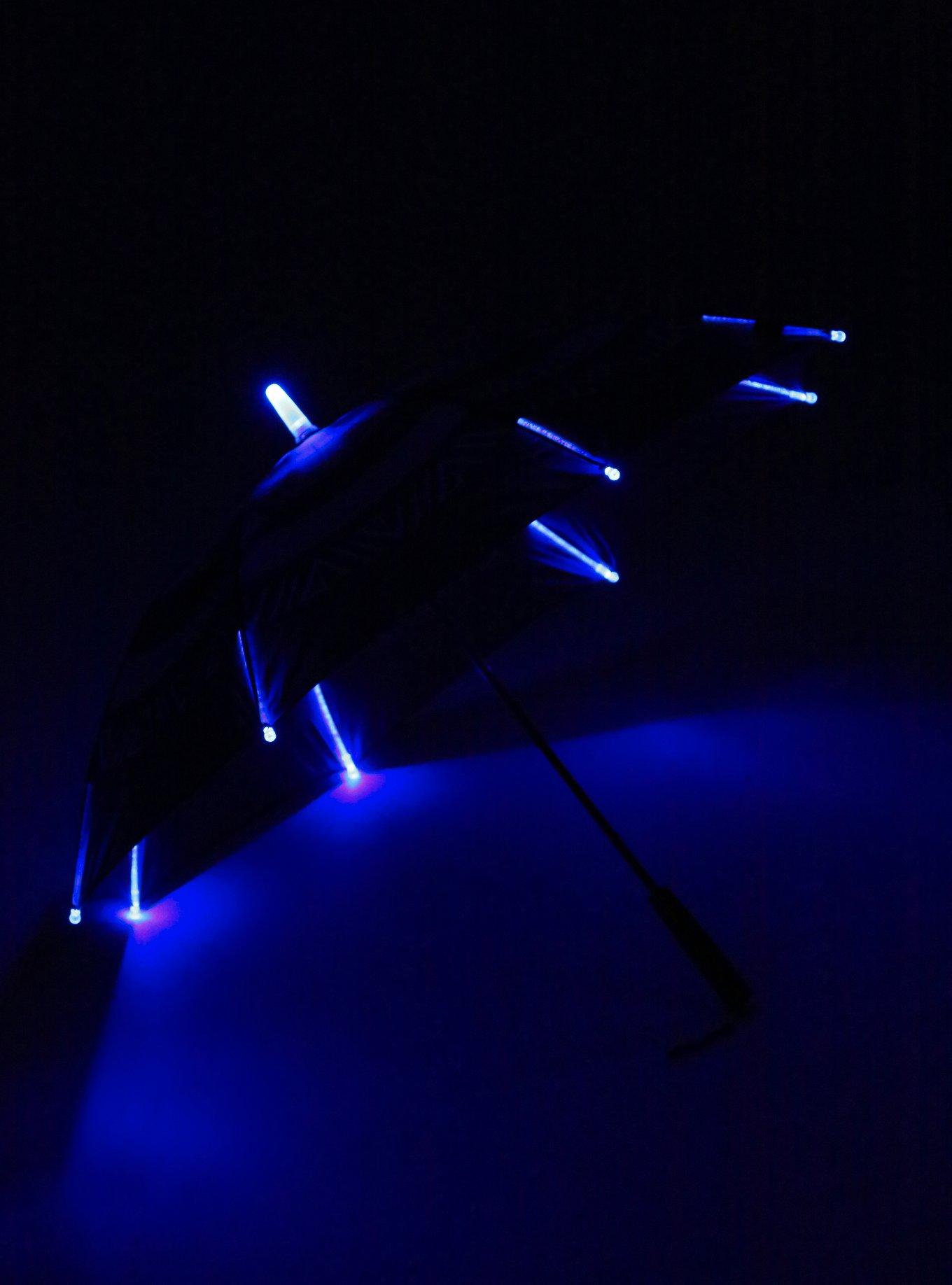 Marvel Black Panther Crest Light-Up Umbrella, , alternate