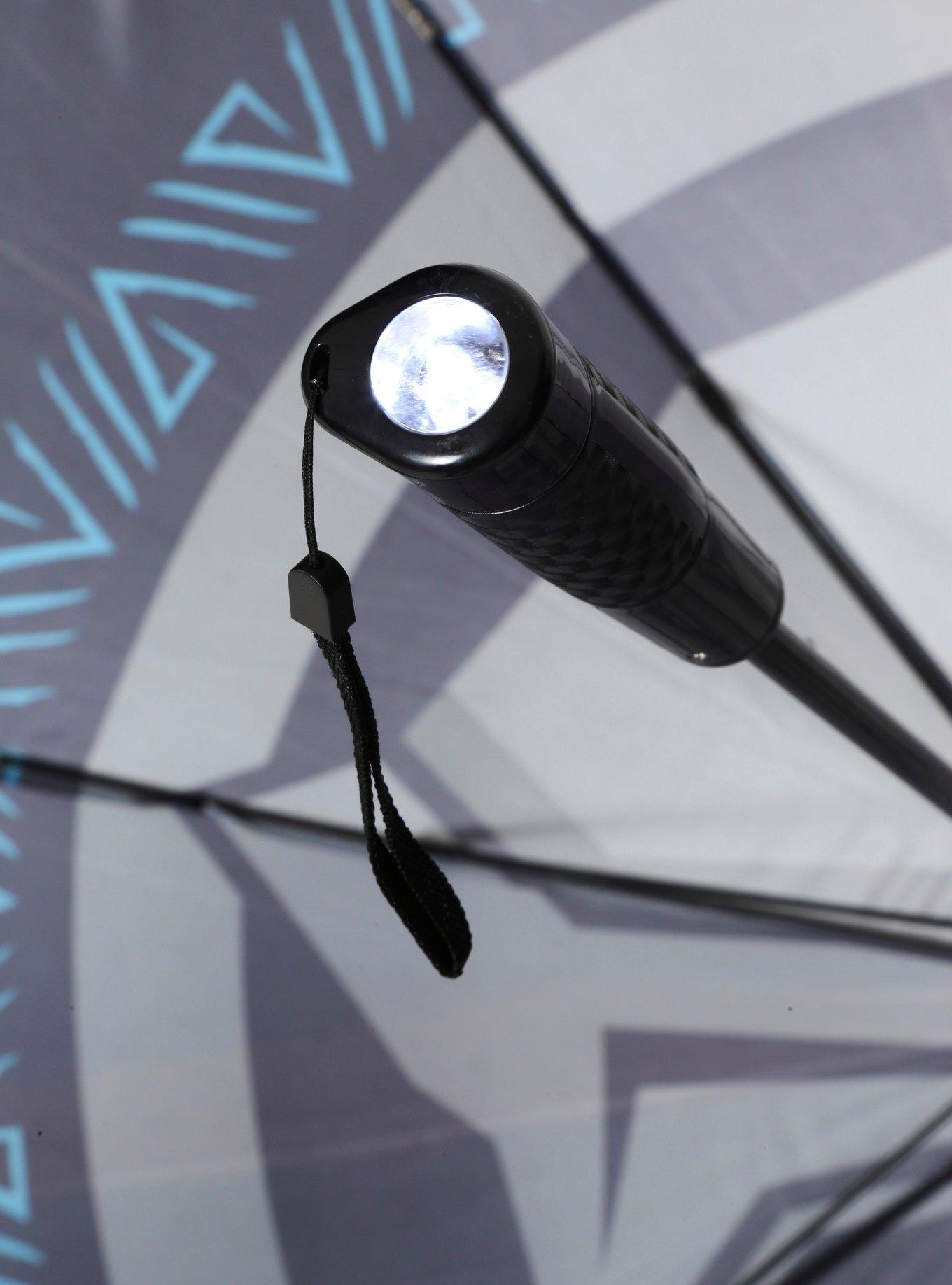 Marvel Black Panther Crest Light-Up Umbrella, , alternate