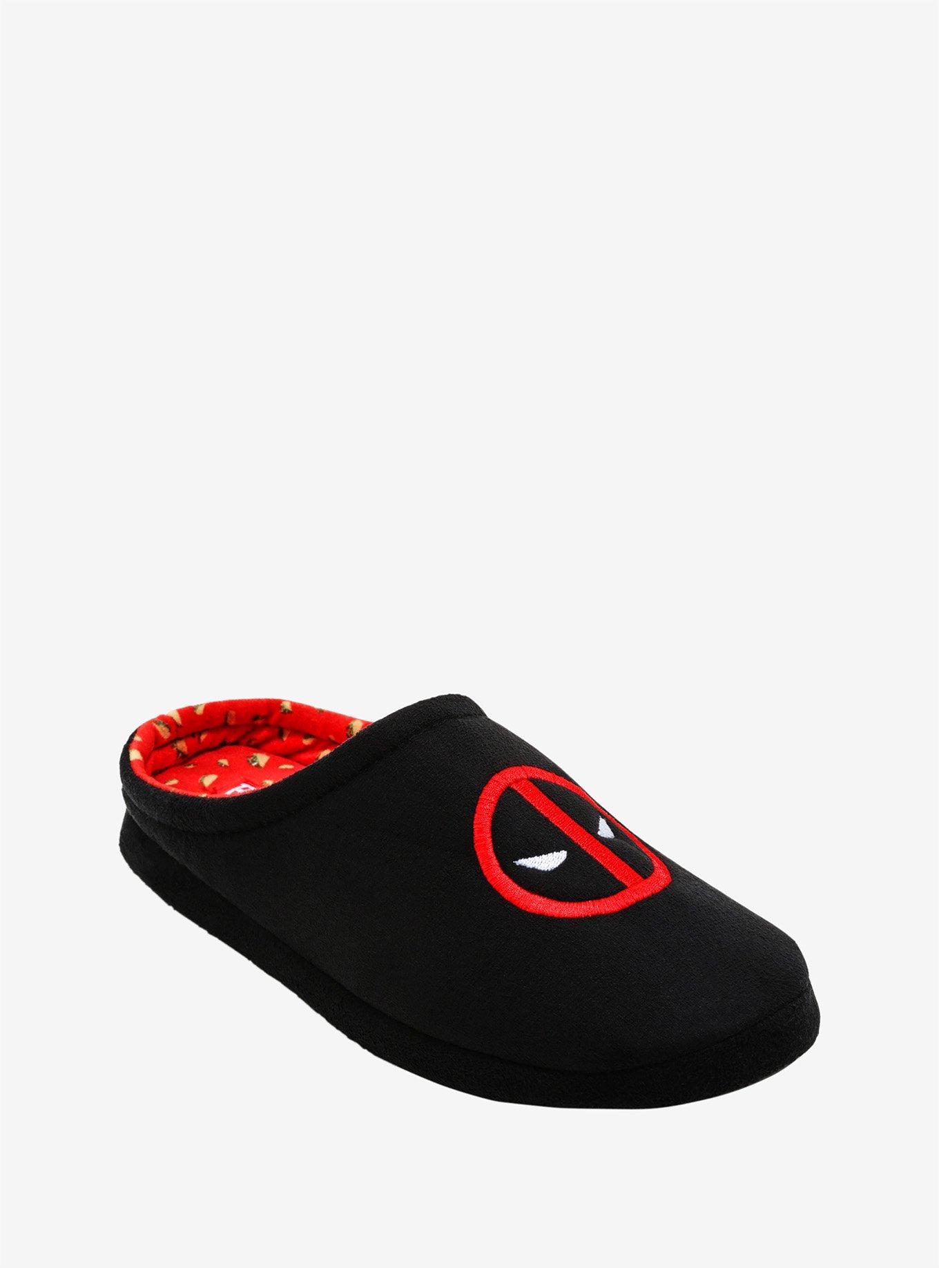 Marvel Deadpool Taco Slippers, BLACK, alternate