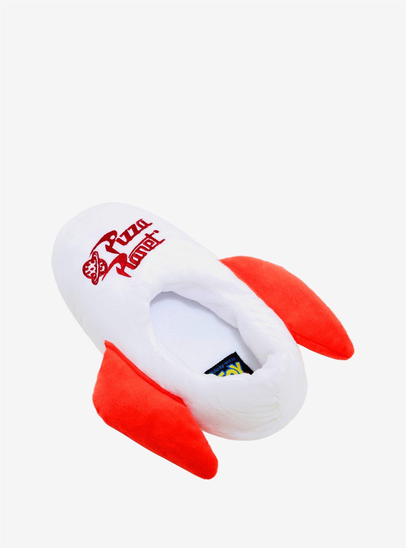 Disney Pixar Toy Story Pizza Planet Rocket Slippers, WHITE, alternate