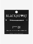 Blackheart F*** Off Morse Code Bracelet, , alternate