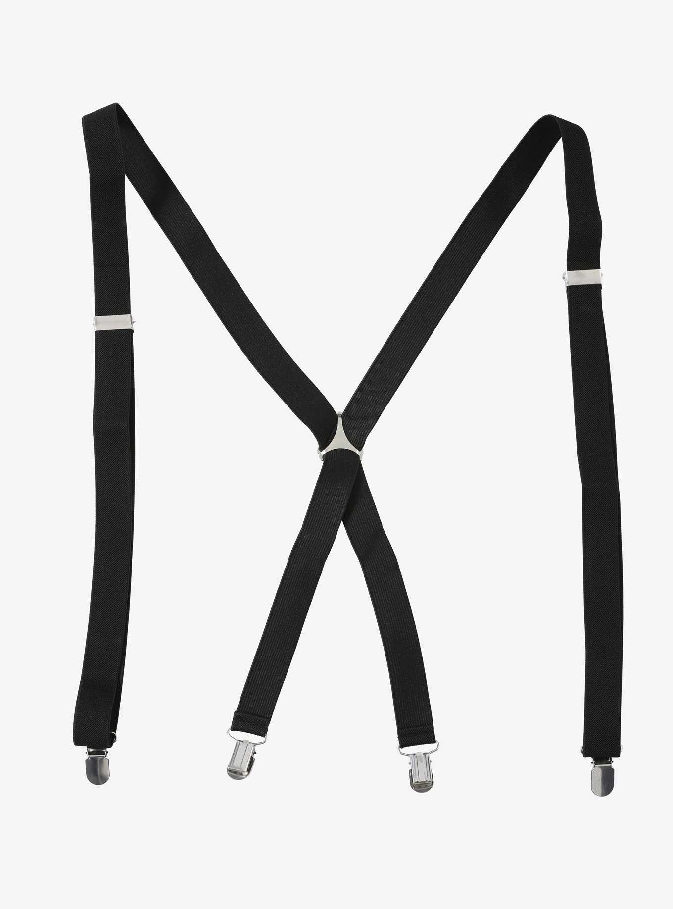 Basic Black Suspenders, , hi-res