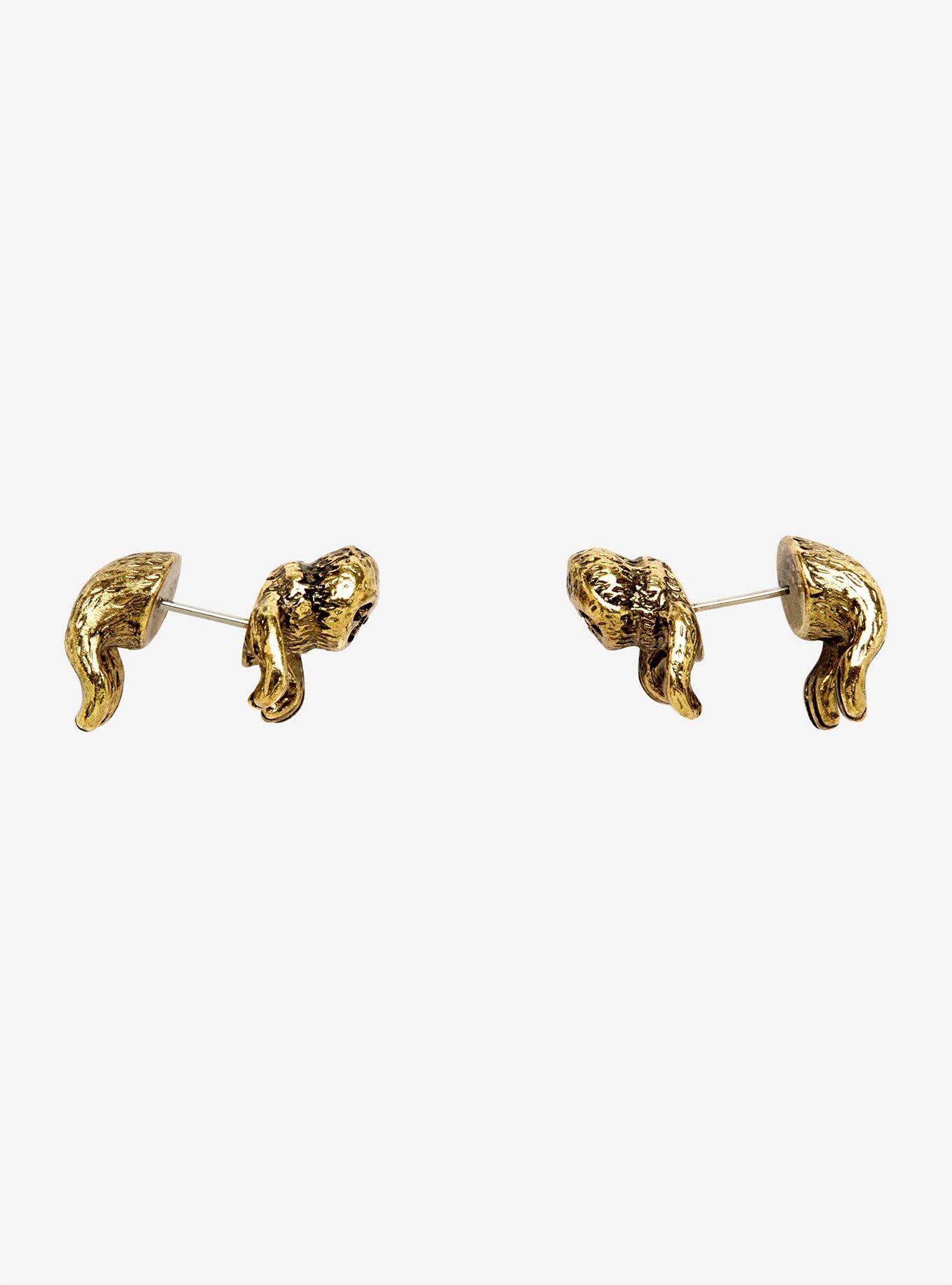 Sloth Tunnel Earrings, , alternate