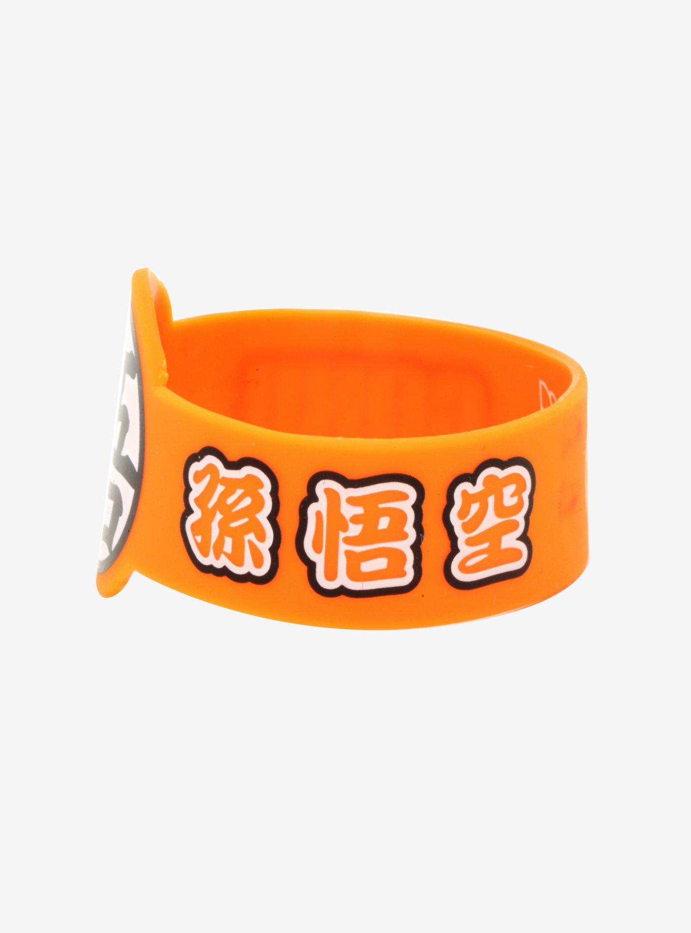 Dragon Ball Z Goku Kanji Rubber Bracelet, , alternate