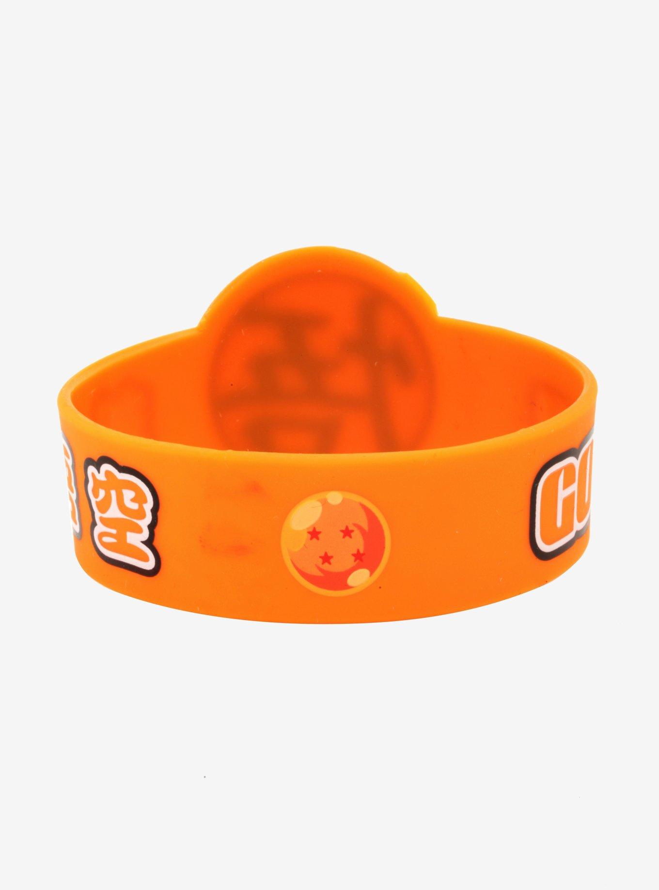 Dragon Ball Z Goku Kanji Rubber Bracelet, , alternate