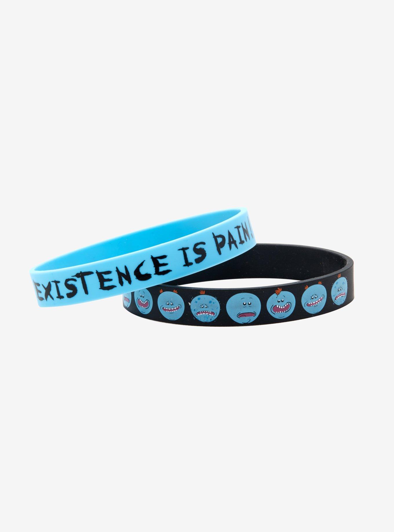 Rick And Morty Meseeks Rubber Bracelet Set, , alternate