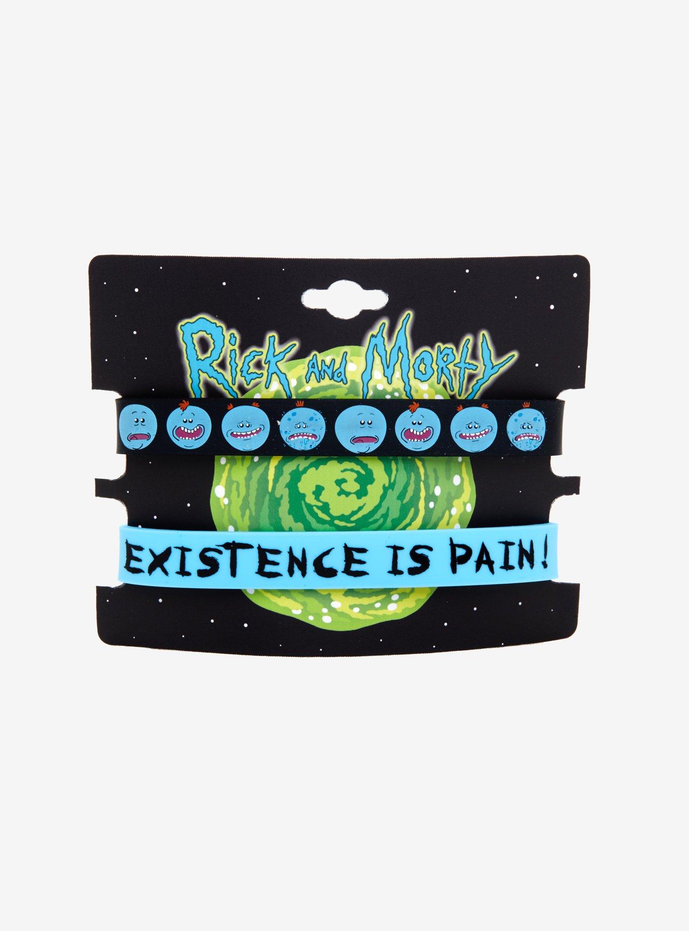 Rick And Morty Meseeks Rubber Bracelet Set, , alternate