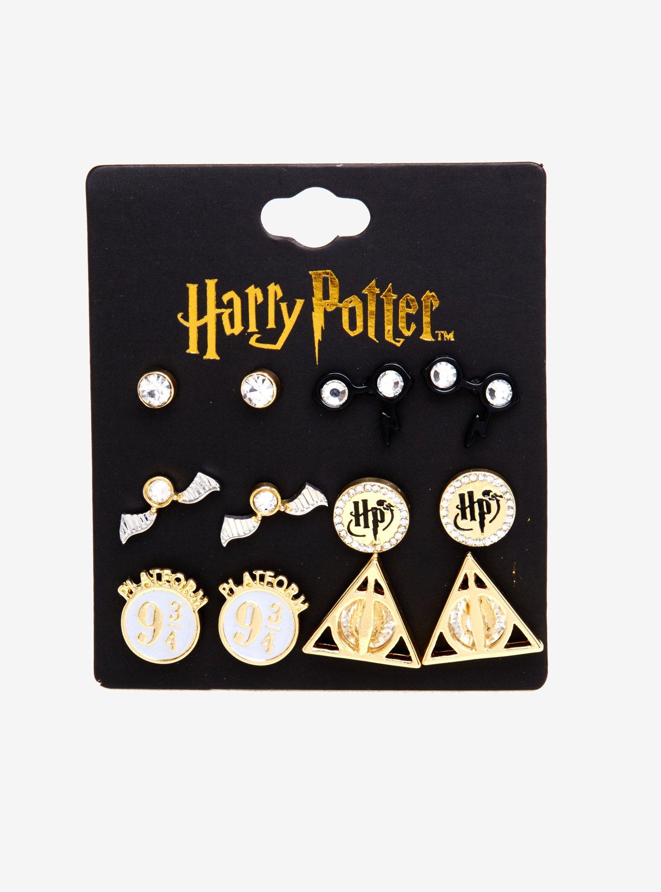 Harry Potter Bling Symbols Earring Set, , alternate