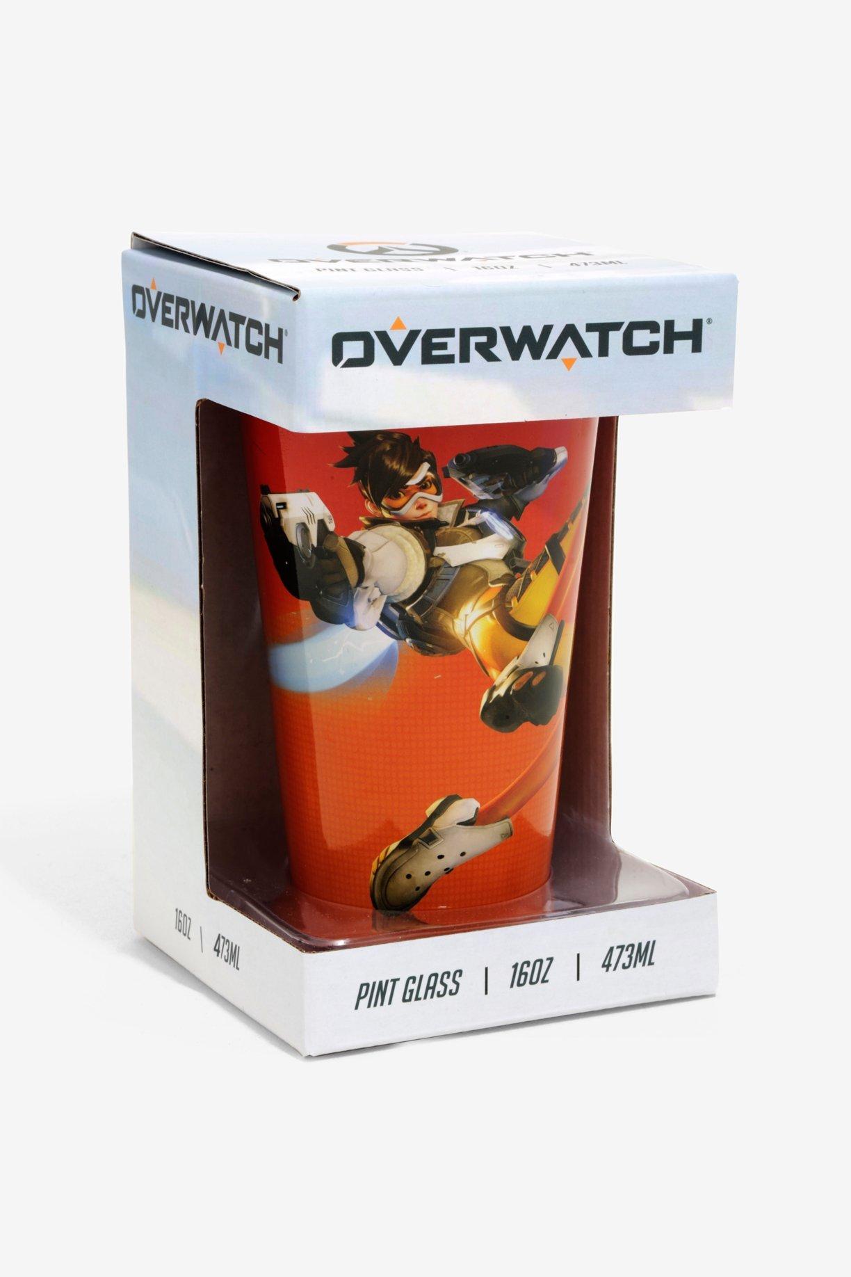 Overwatch Tracer Ombre Pint Glass, , alternate