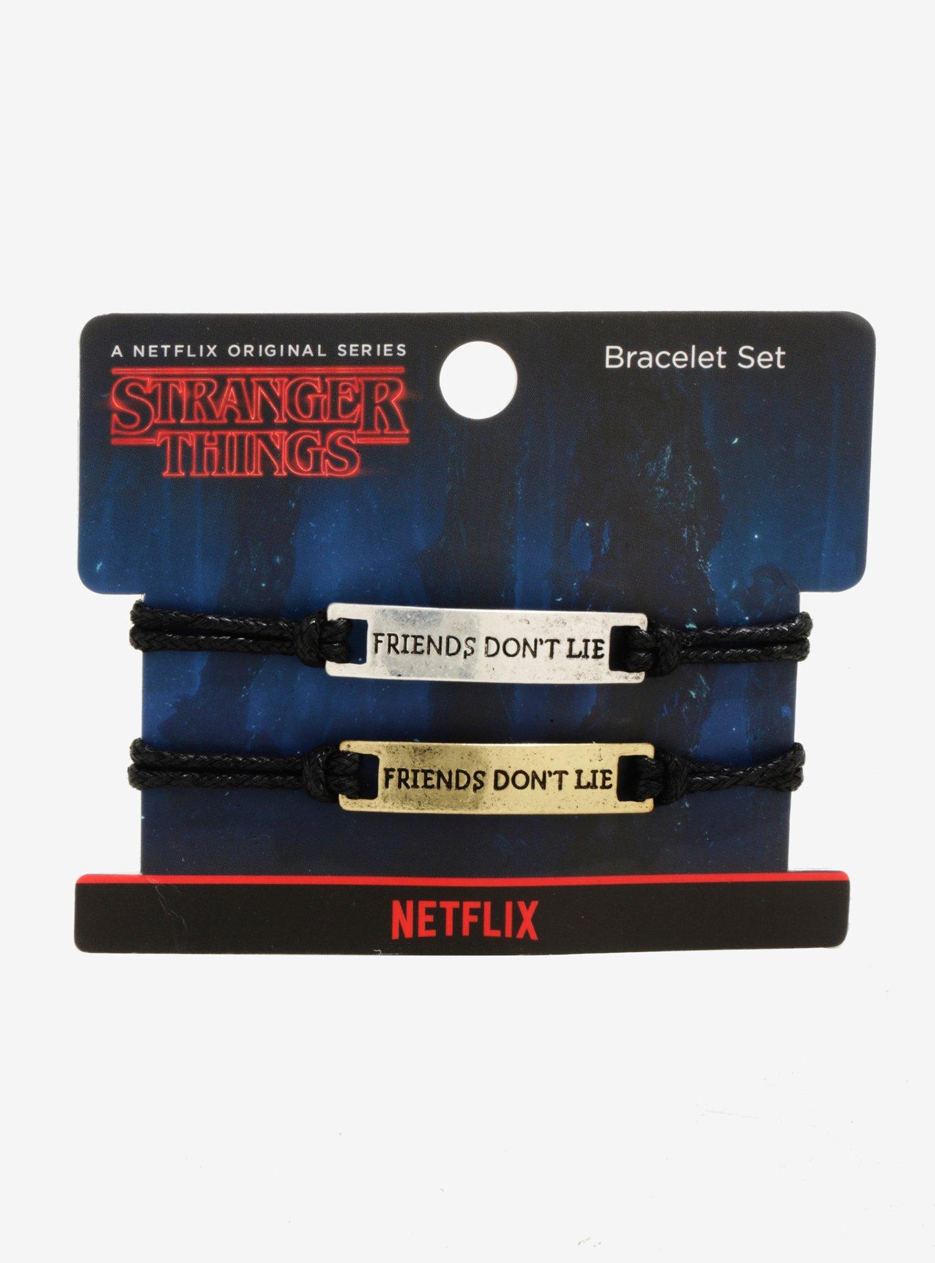 Loungefly Stranger Things Friends Don't Lie Bracelet Set, , alternate