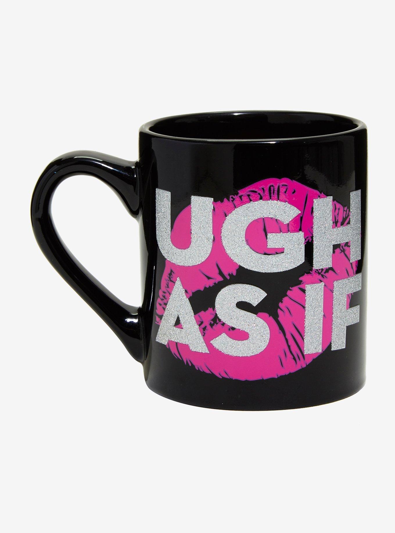 Clueless As If Glitter Mug, , alternate