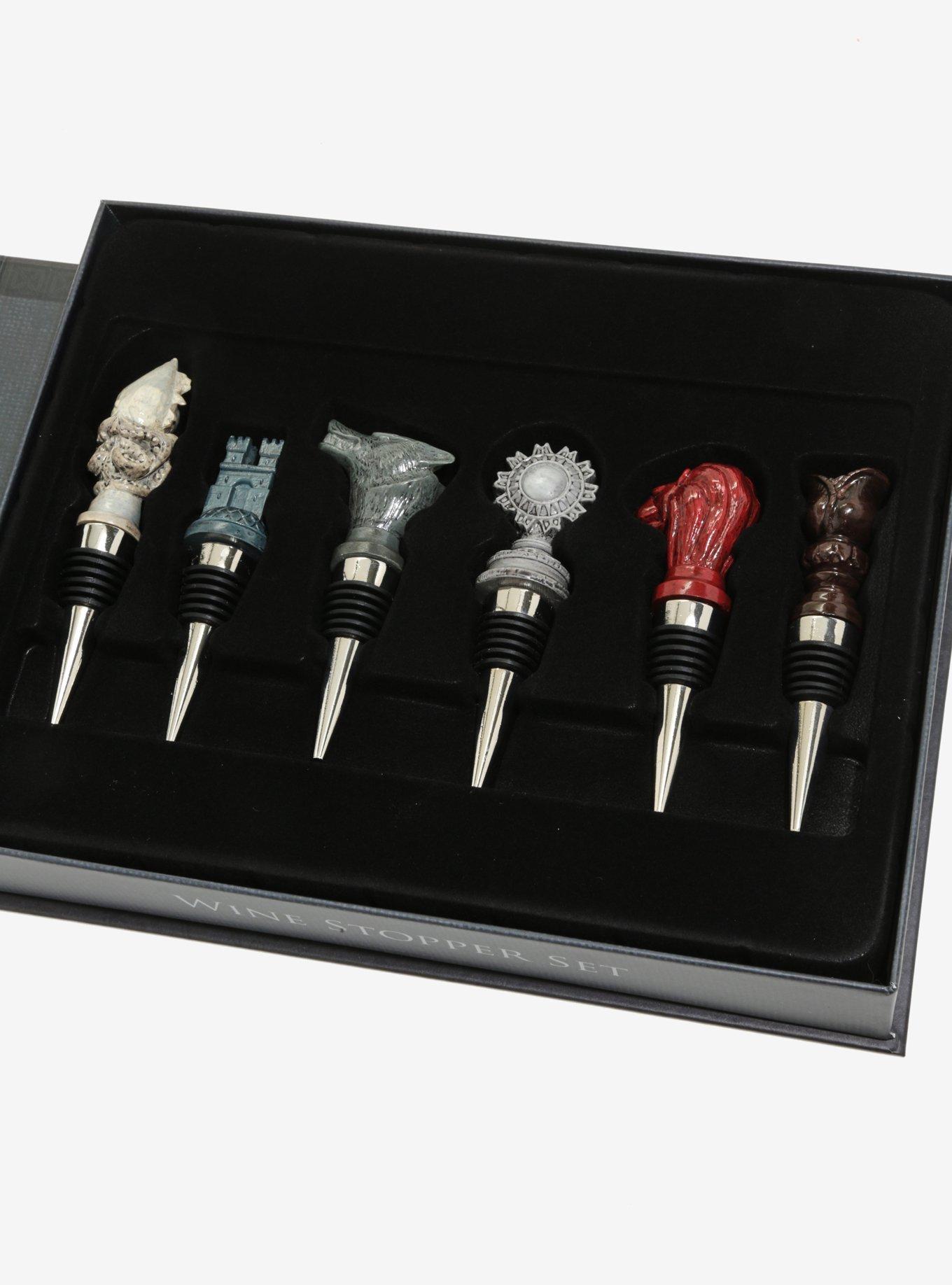 Game Of Thrones House Sigils Wine Stopper Set, , alternate