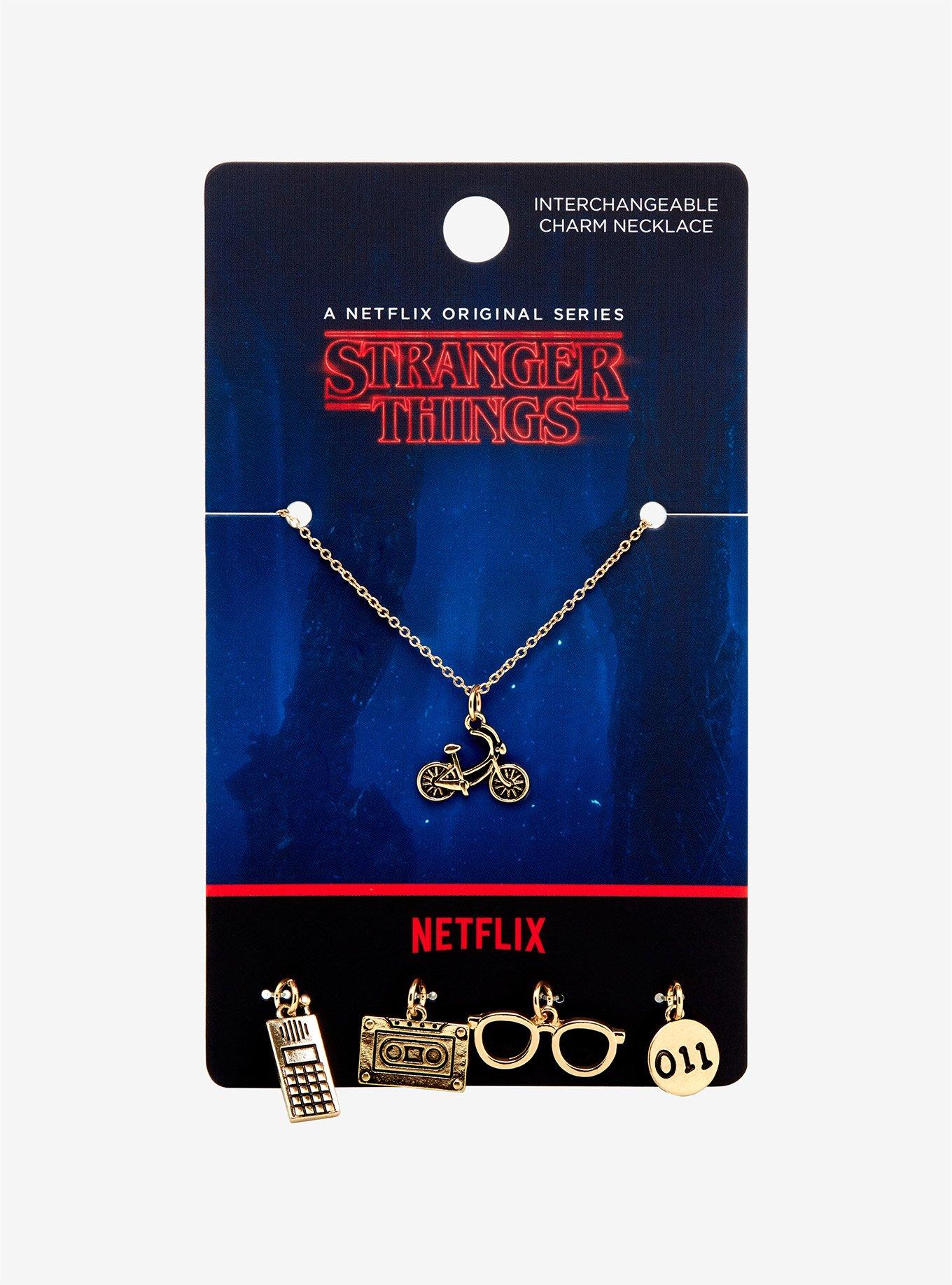 Loungefly Stranger Things Multi-Charm Necklace, , alternate