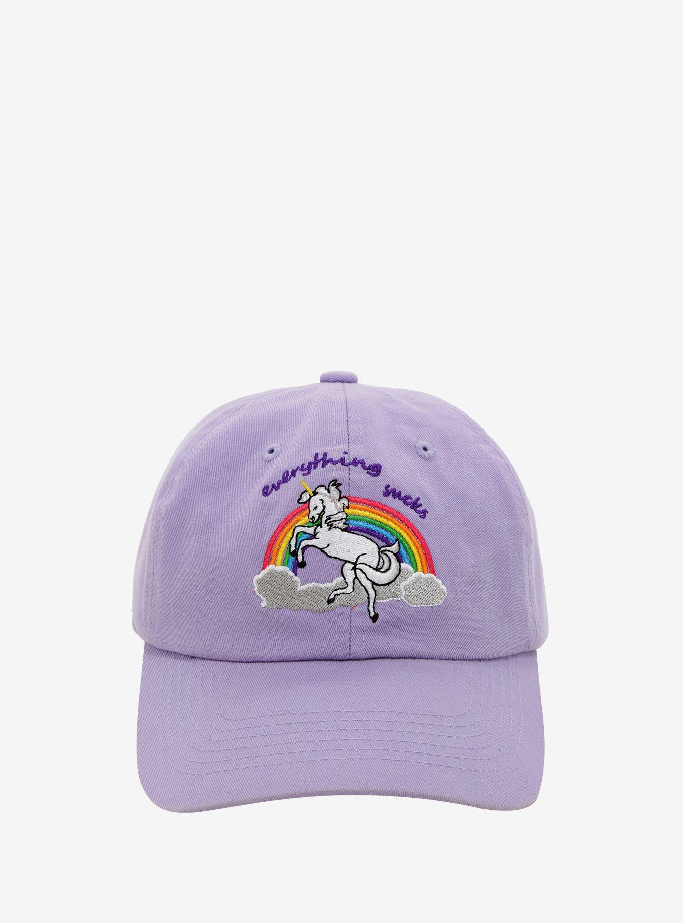 Everything Sucks Unicorn Dad Cap, , alternate