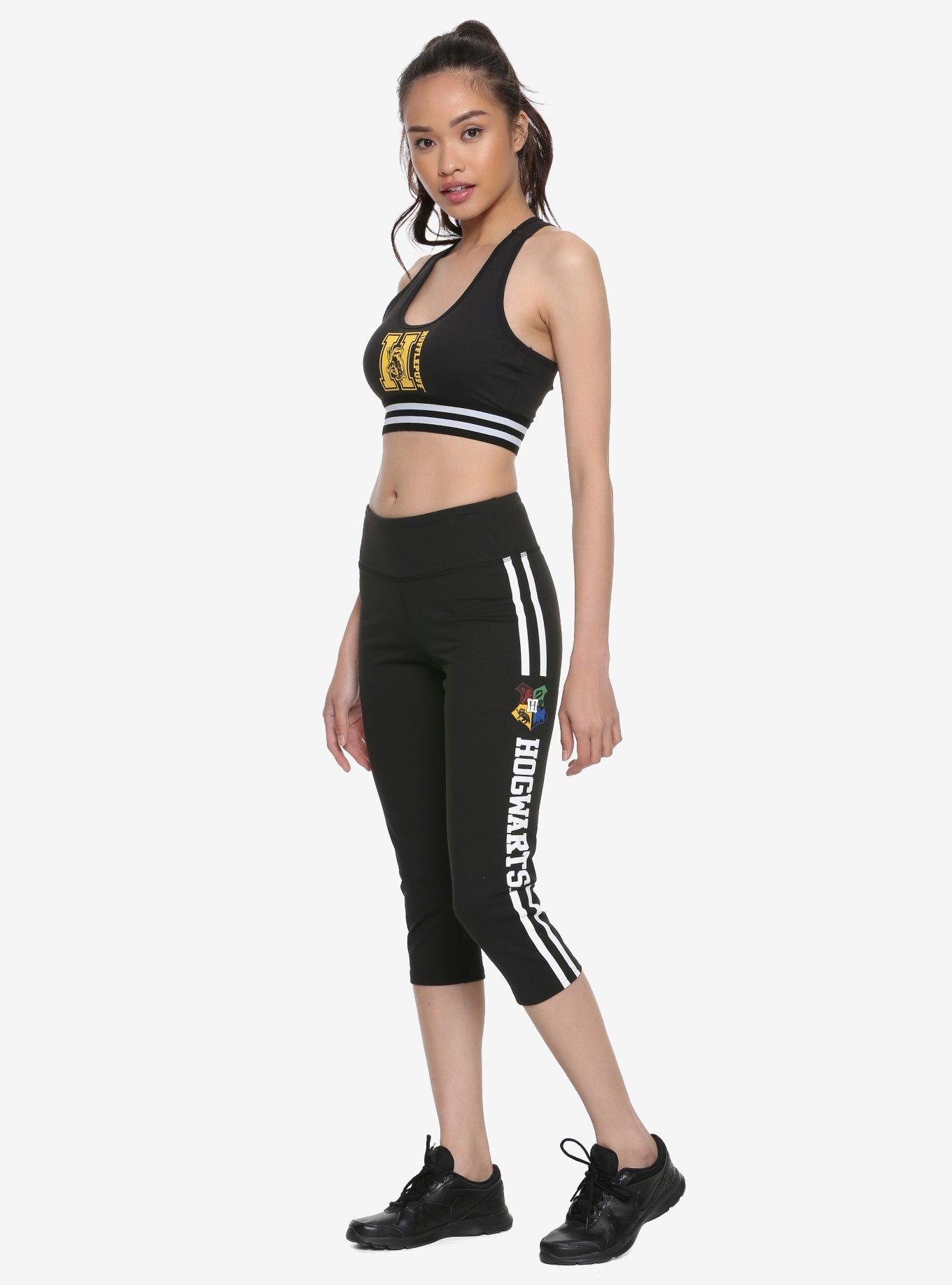 Harry Potter Hogwarts Crest Girls Active Capris, , alternate
