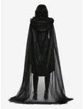 Black Gothic Hooded Cape, , alternate