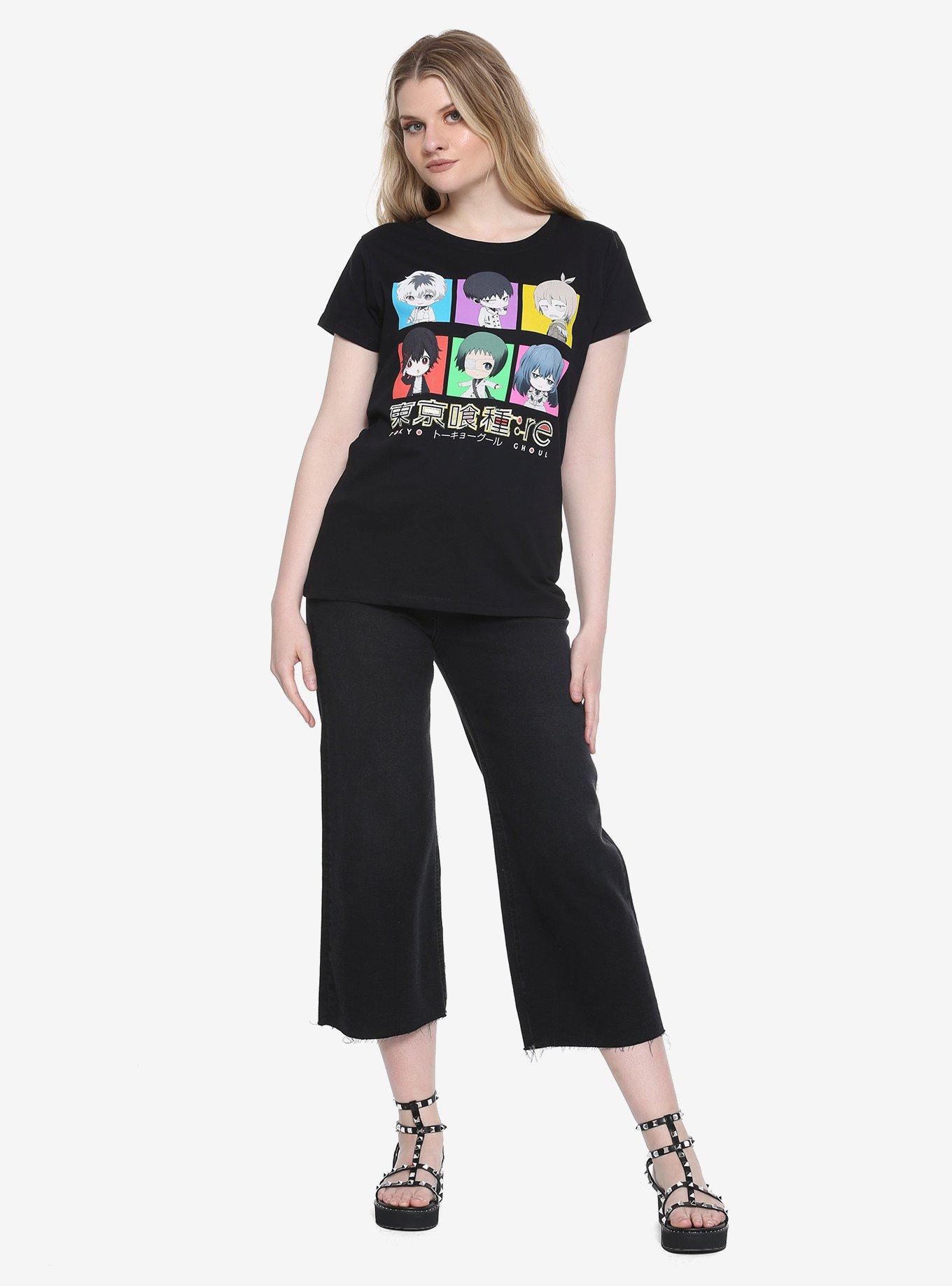 Tokyo Ghoul:re Character Grid Girls T-Shirt, , alternate