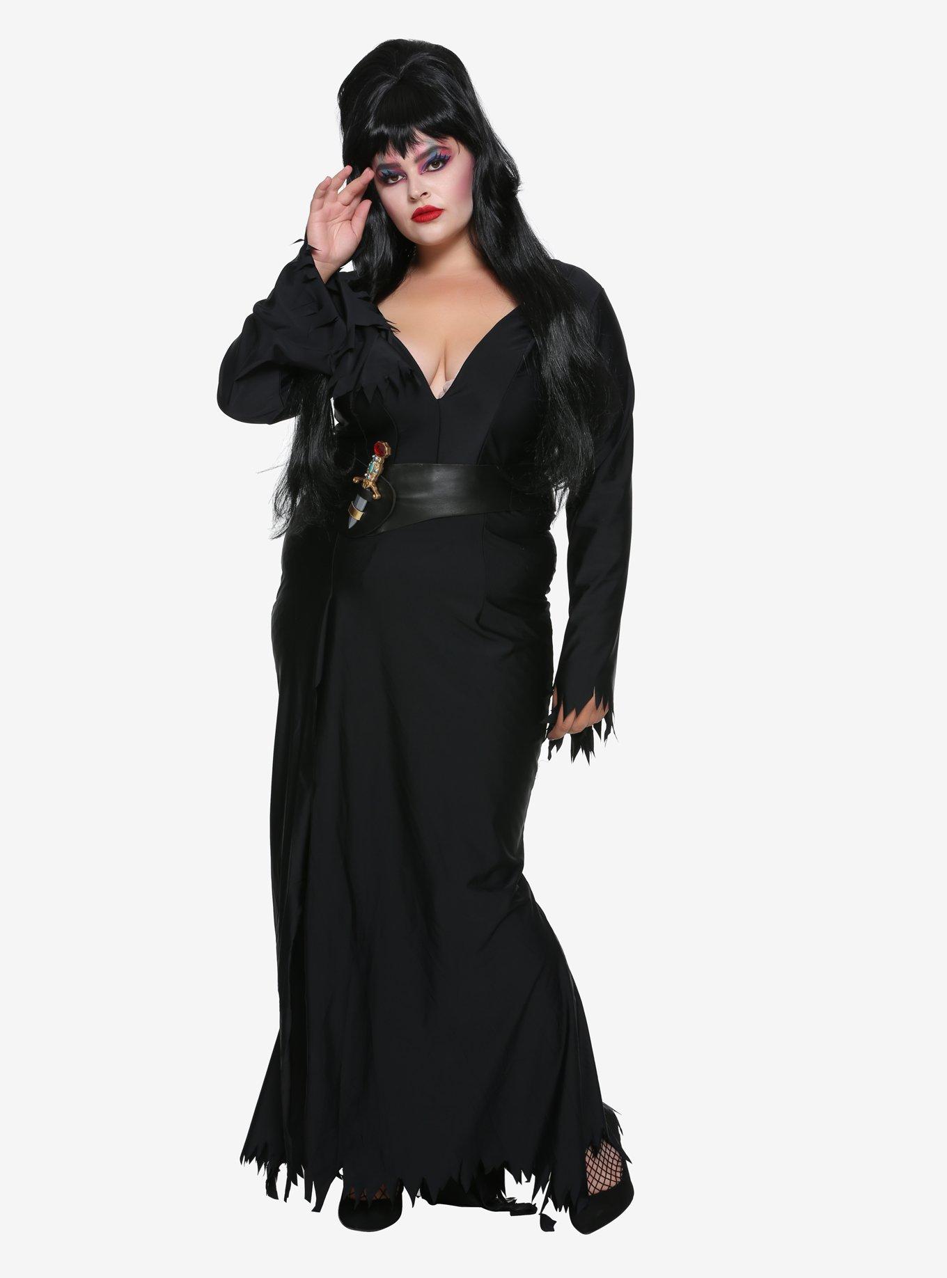 Elvira Mistress Of The Dark Costume Plus Size, , alternate