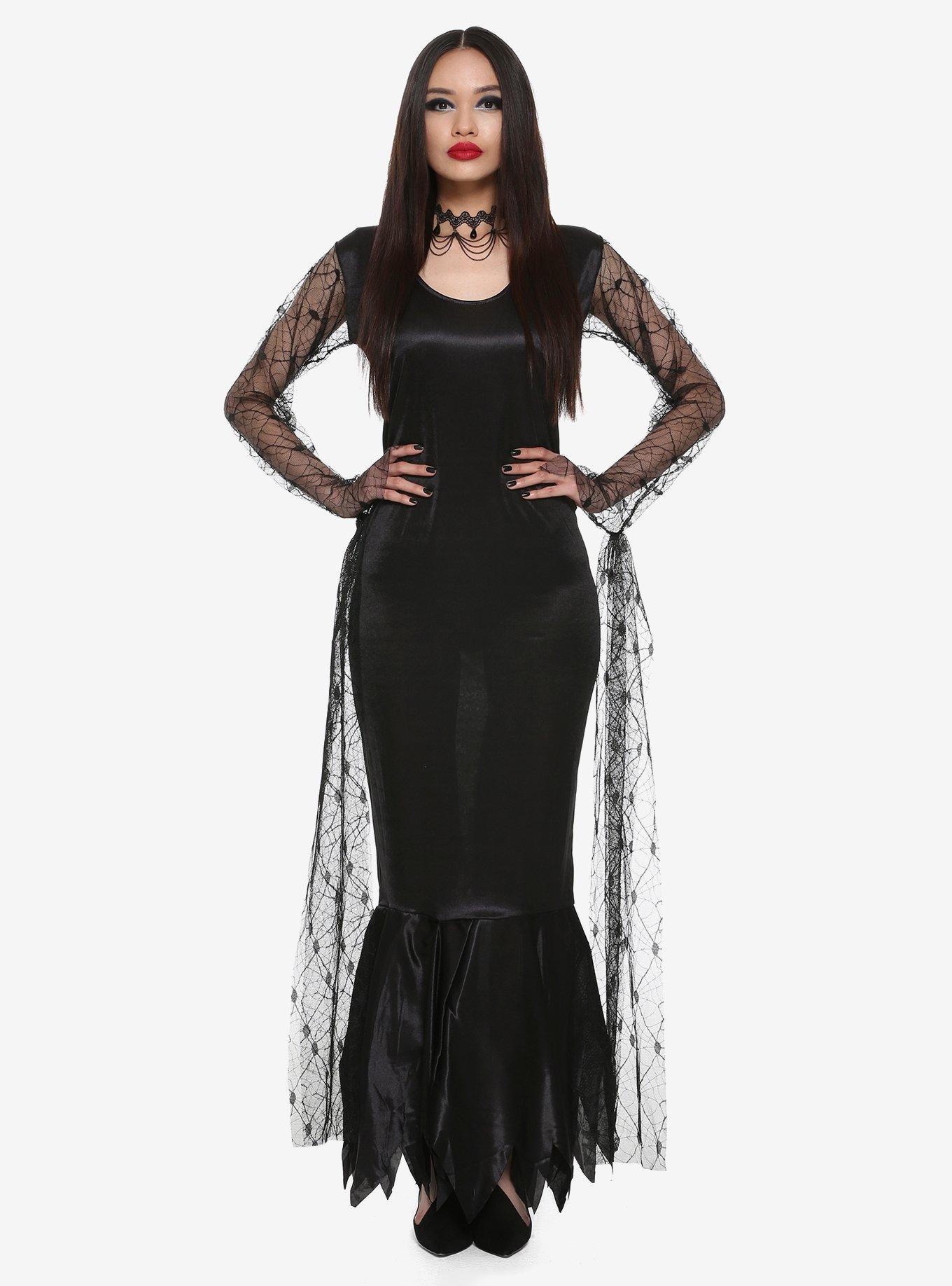 The Addams Family Morticia Addams Costume, , alternate