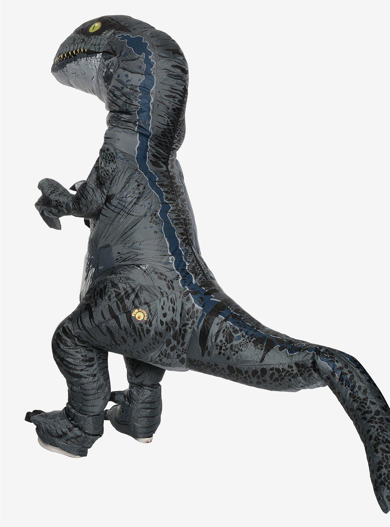 Jurassic World Velociraptor Blue Inflatable Costume, , alternate