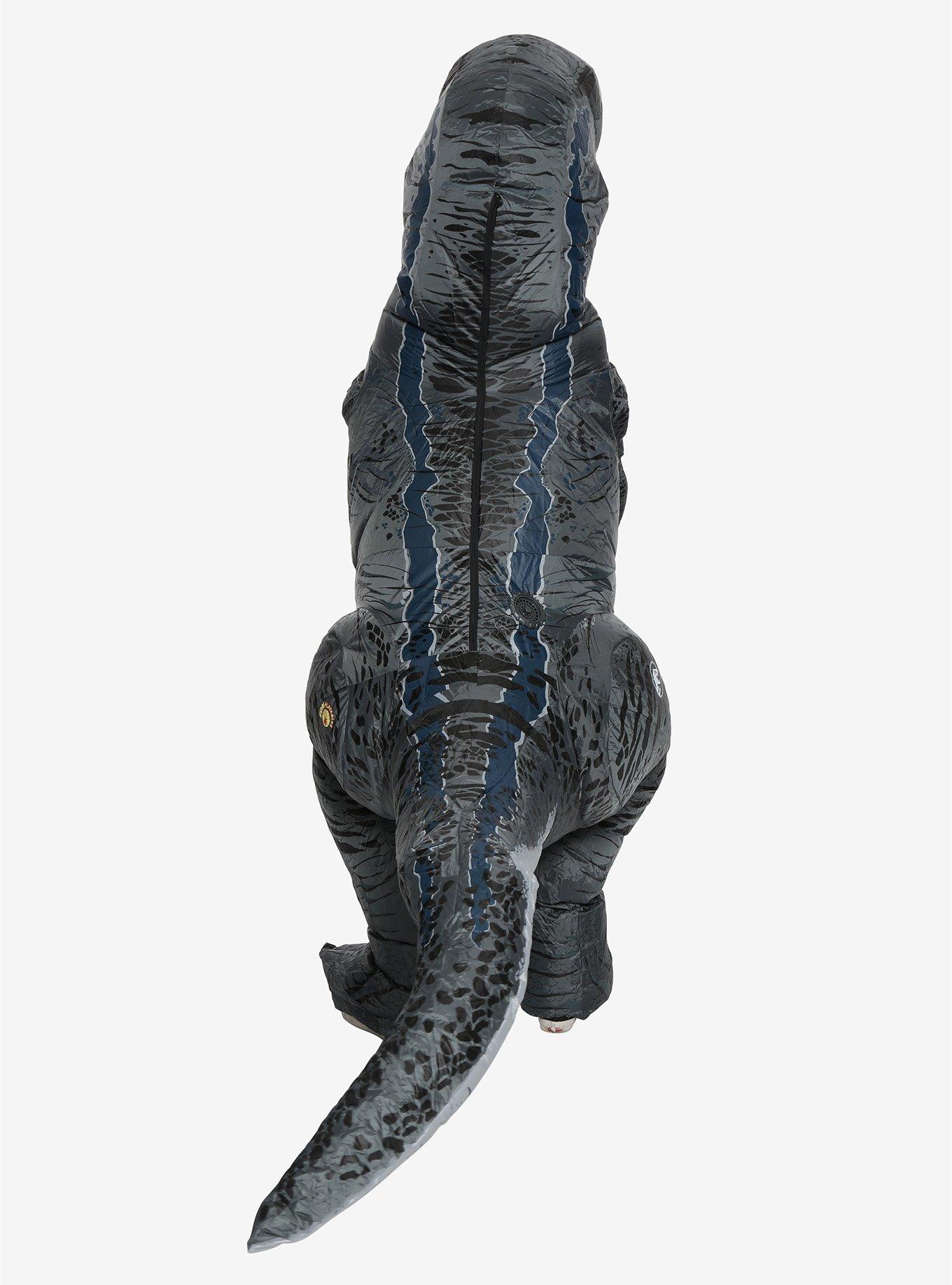 Jurassic World Velociraptor Blue Inflatable Costume, , alternate