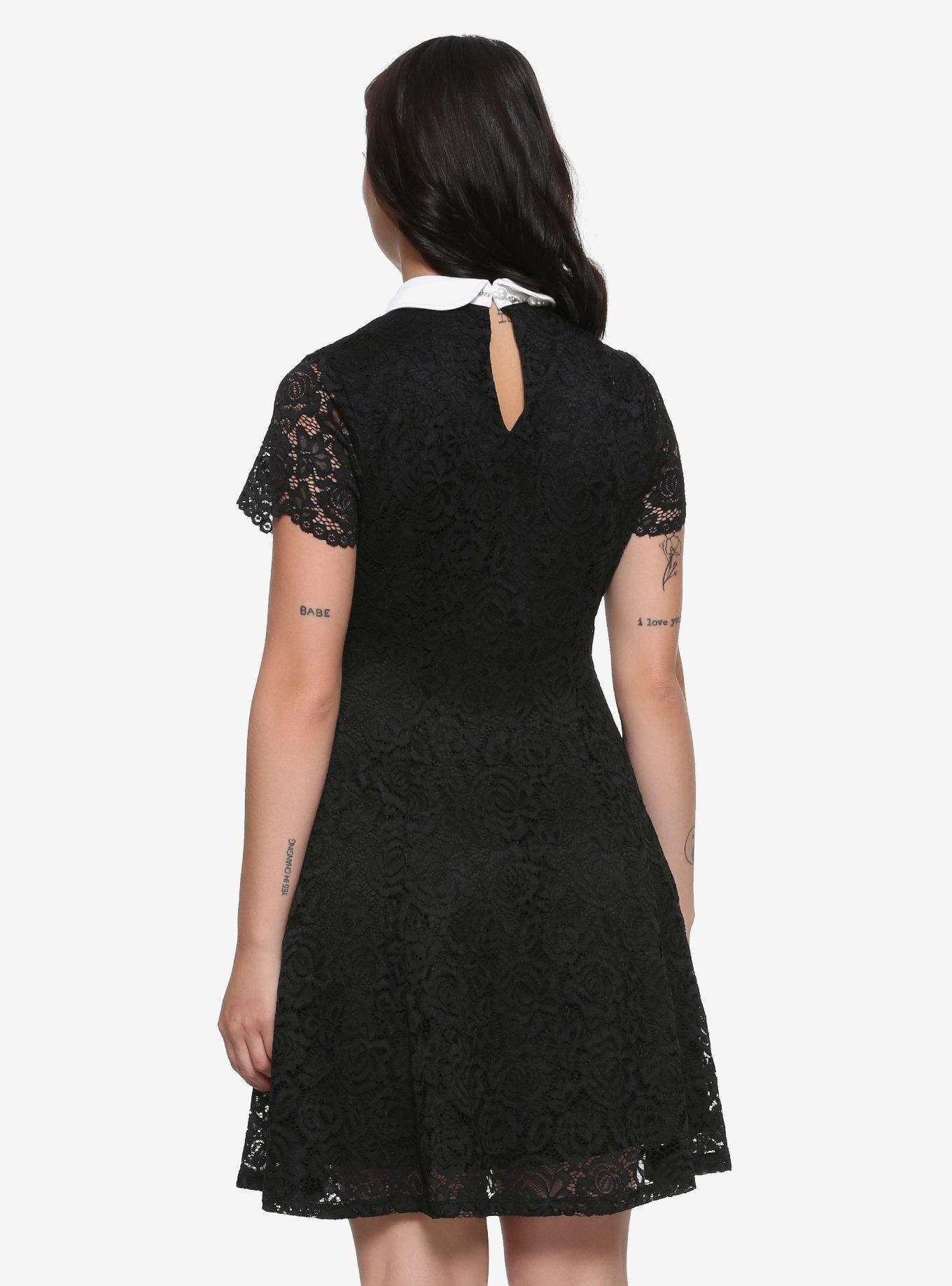 Riverdale Veronica Lodge Black Lace Dress Hot Topic Exclusive, , alternate