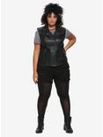 Riverdale Toni Southside Serpent Faux Leather Girls Vest Plus Size Hot Topic Exclusive, , alternate